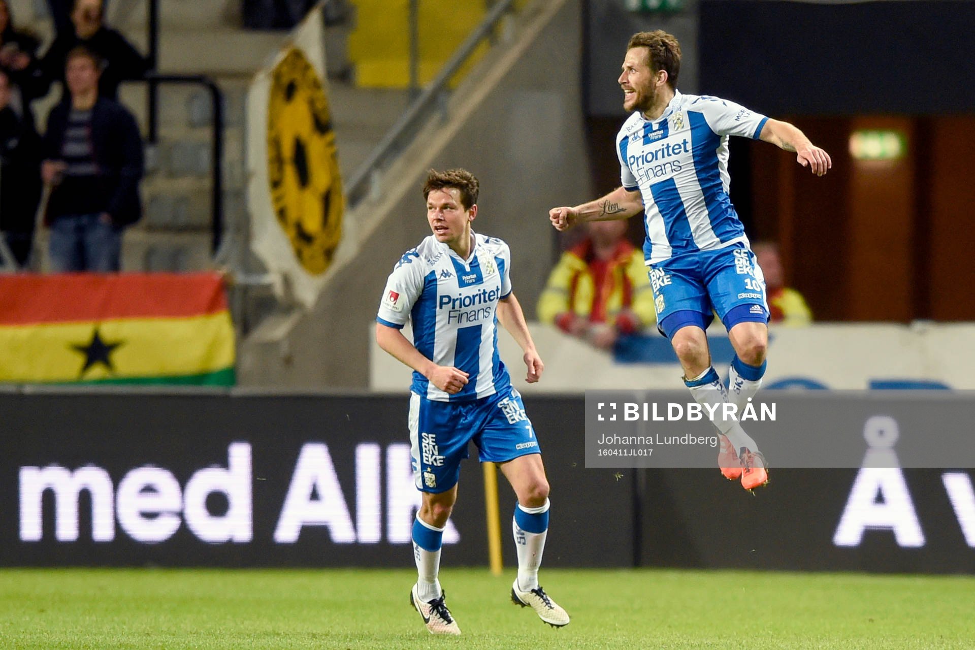 IFK Göteborgs Tobias Hysén jublar