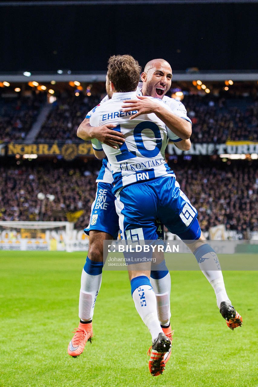 IFK Göteborgs Haitam Aleesami och Tobias Hysén jublar