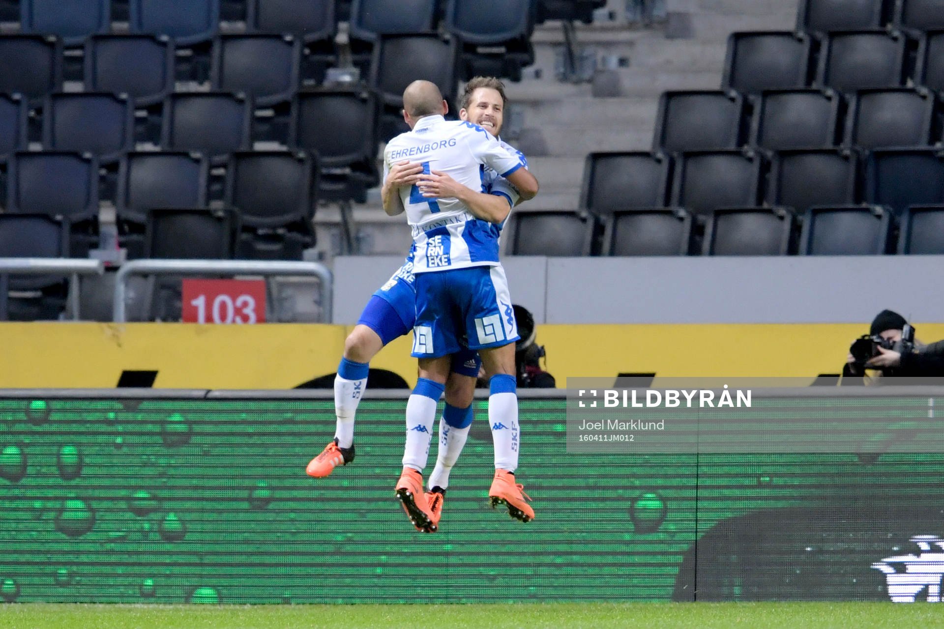 IFK Göteborgs Haitam Aleesami och Tobias Hysén jublar