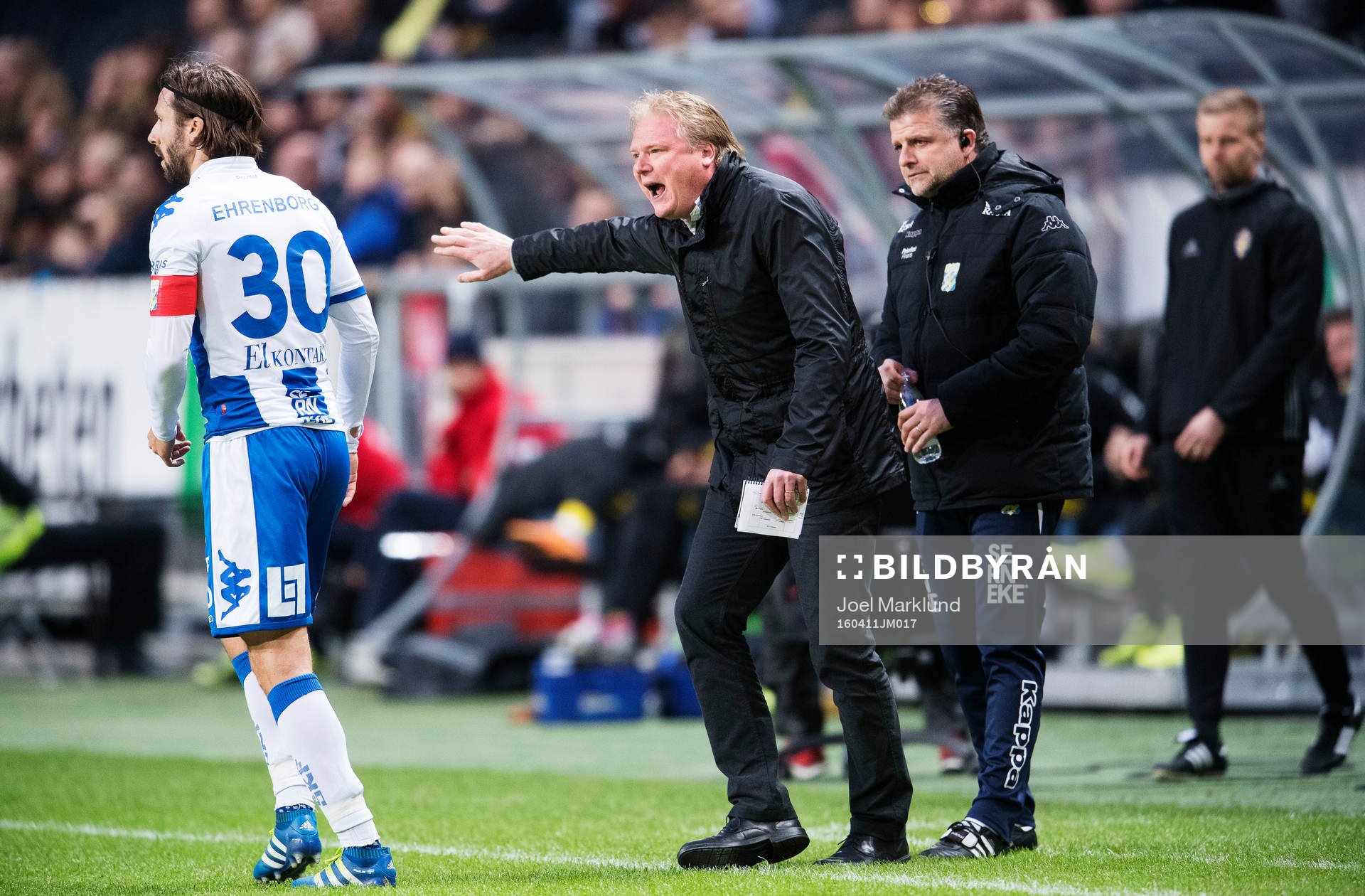 IFK Göteborgs Mattias Bjärsmyr och tränare Jörgen