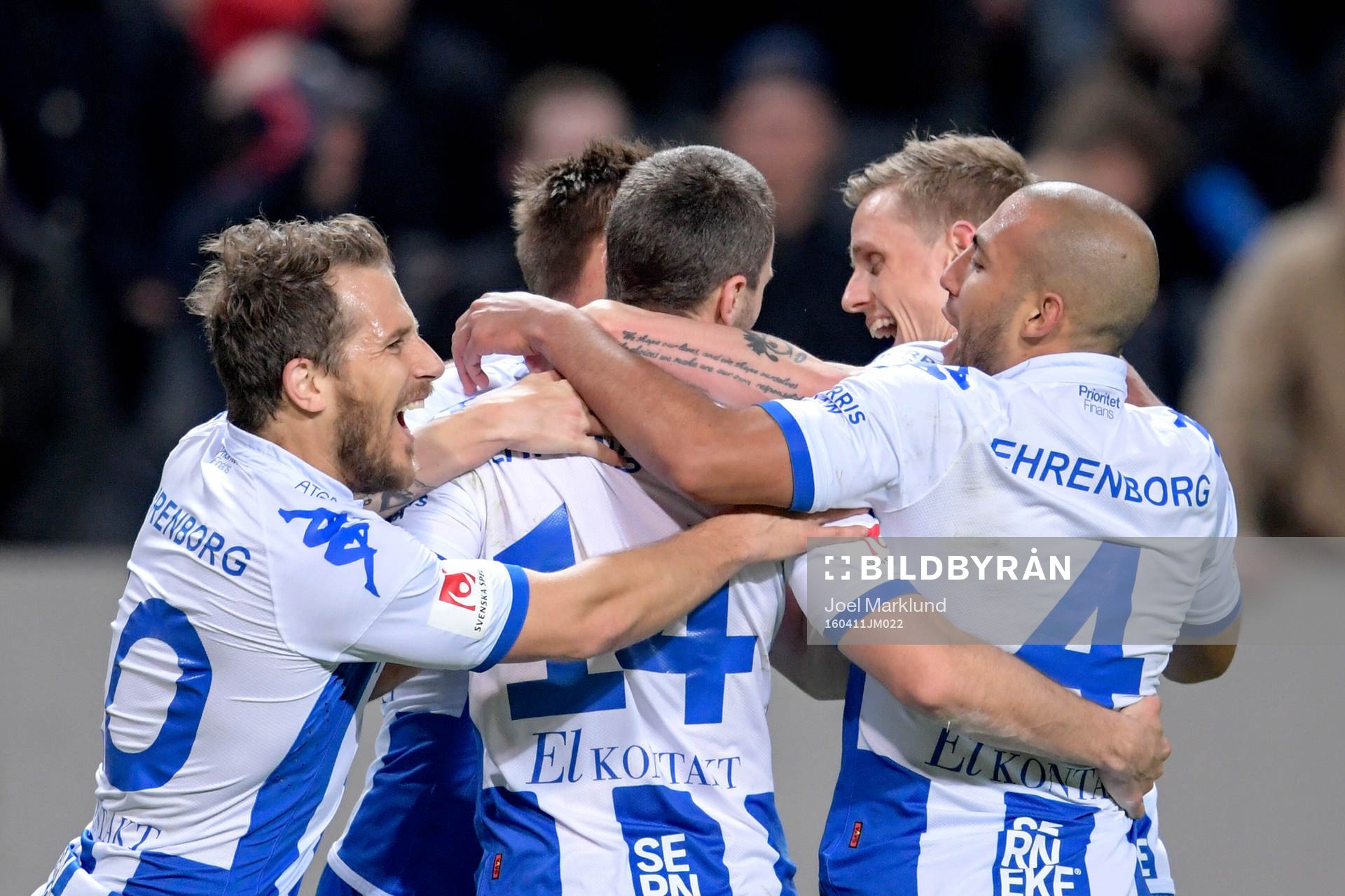 IFK Göteborgs Hjalmar Jonsson jublar