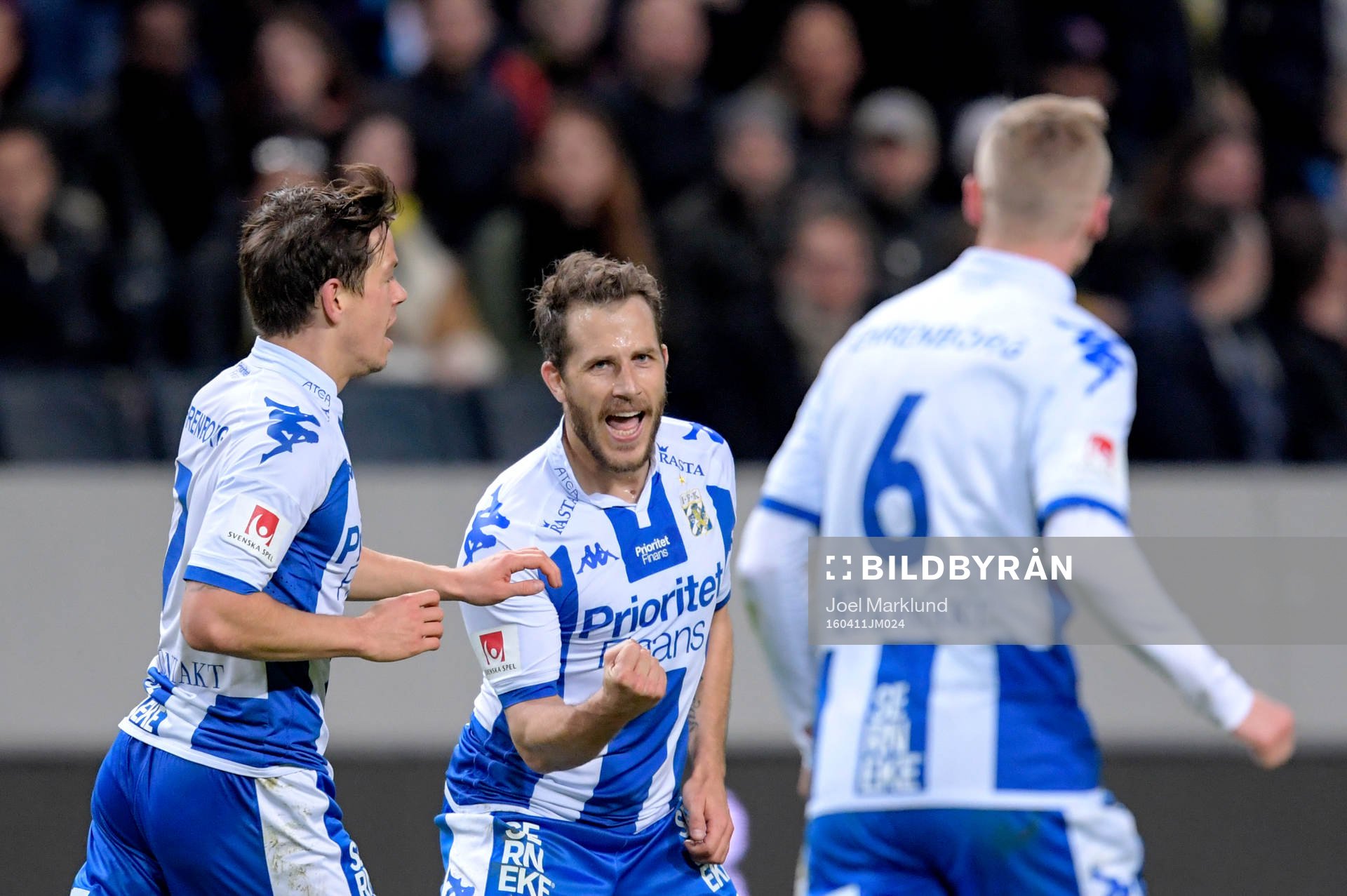 IFK Göteborgs Tobias Hysén jublar