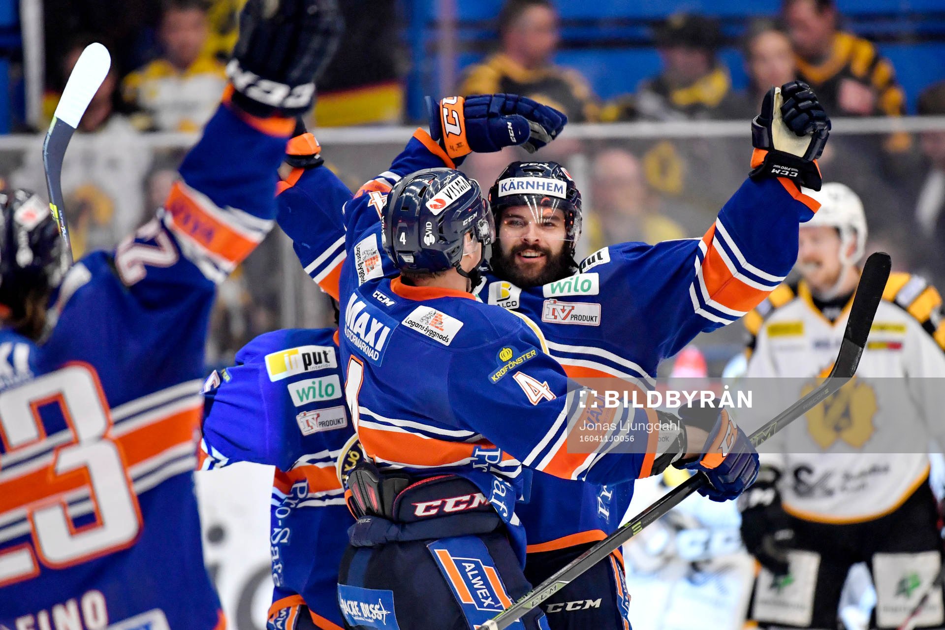 Växjös Linus Fröberg jubel