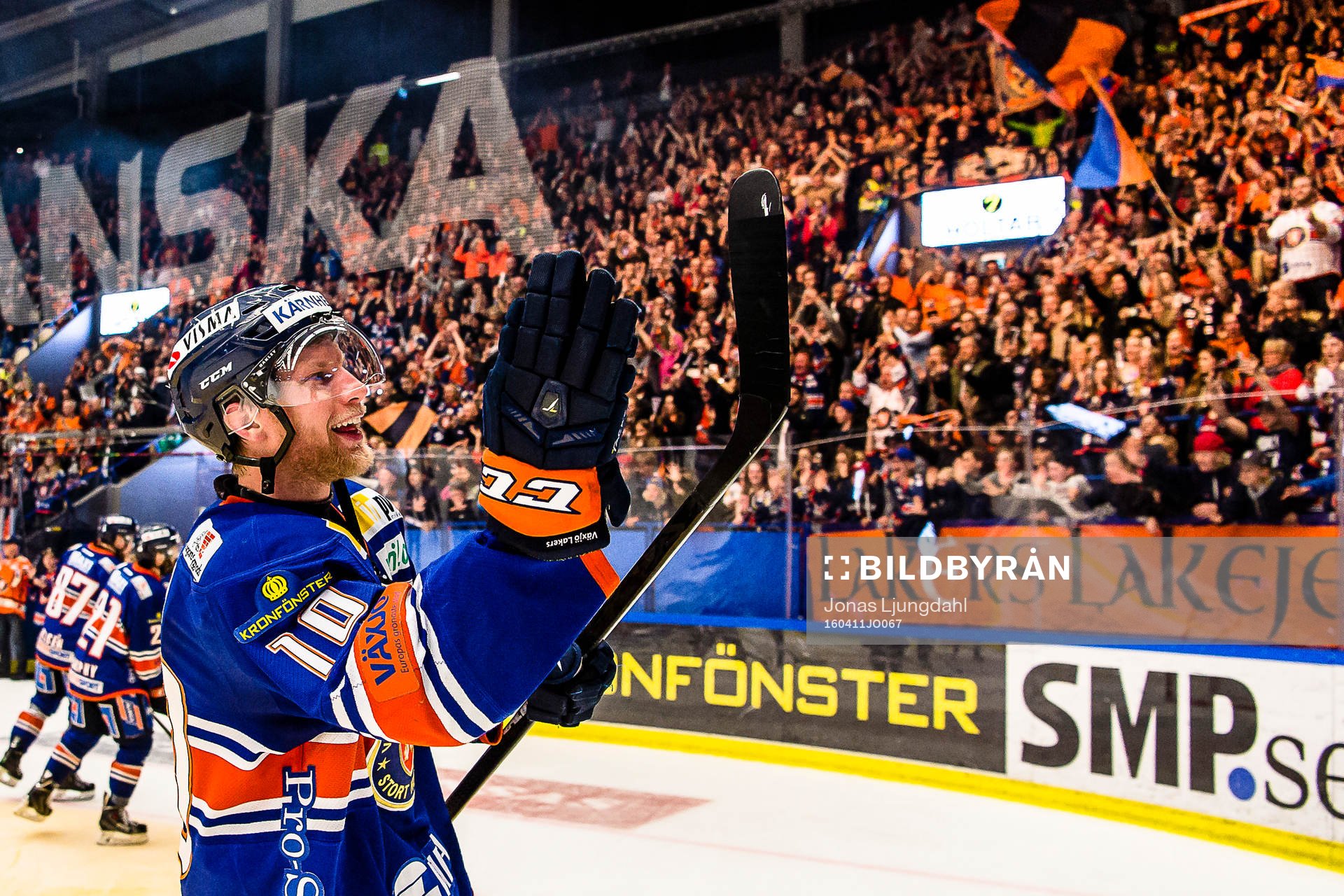 Växjös Richard Gynge jublar