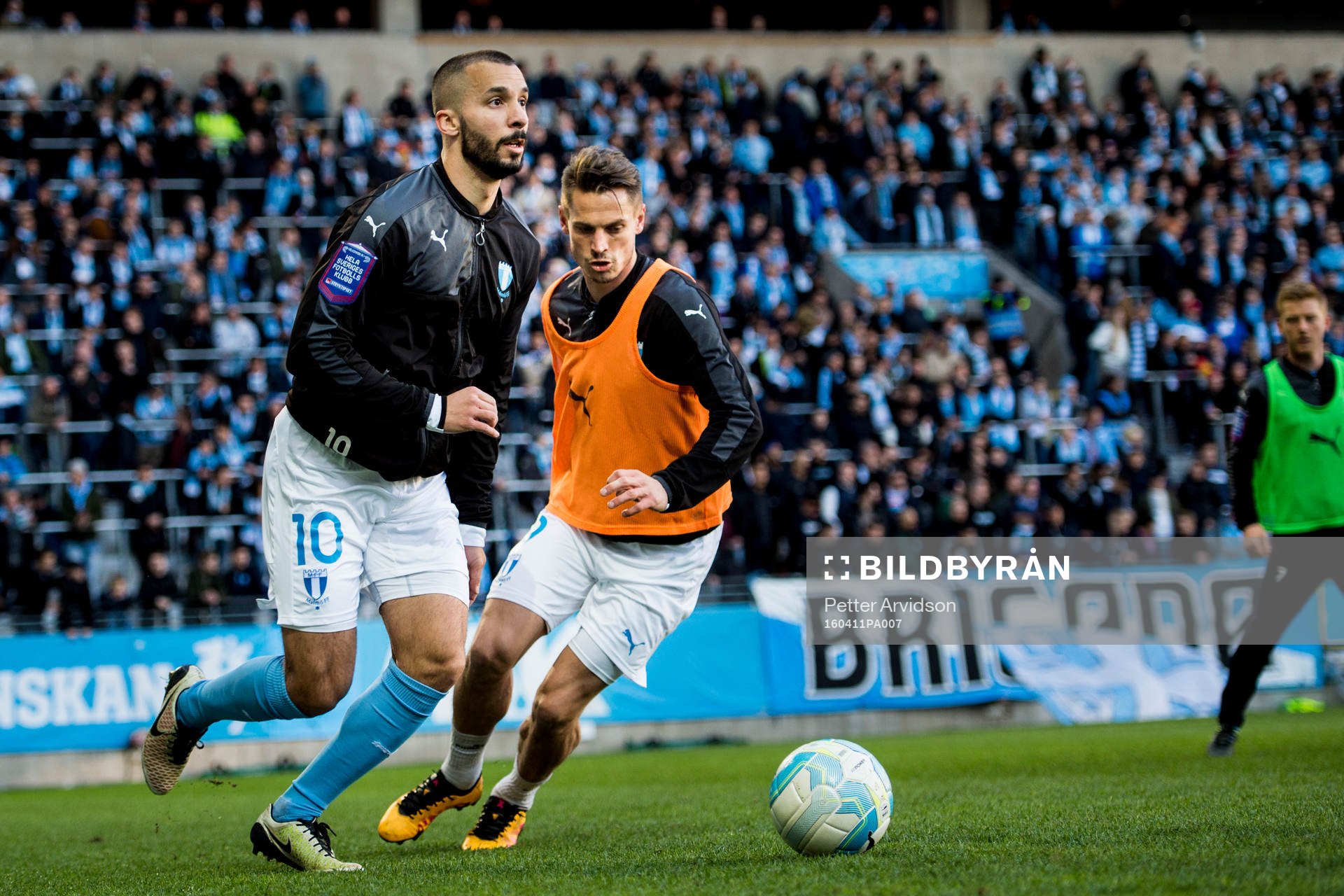 Malmö FFs Guillermo Molins och Markus Rosenberg