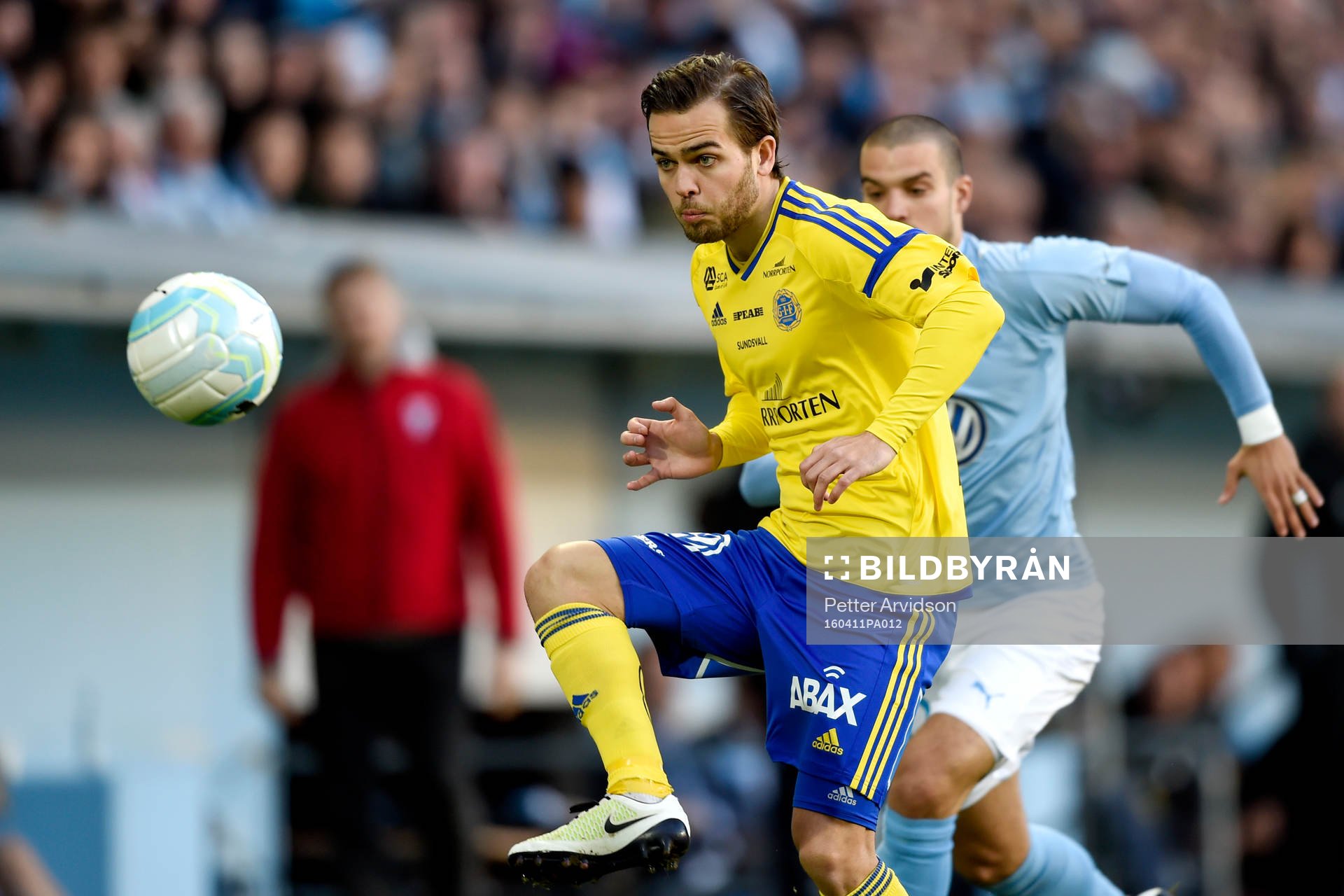 Sundsvalls Kristinn Steindorsson och Malmö FFs Vladimir