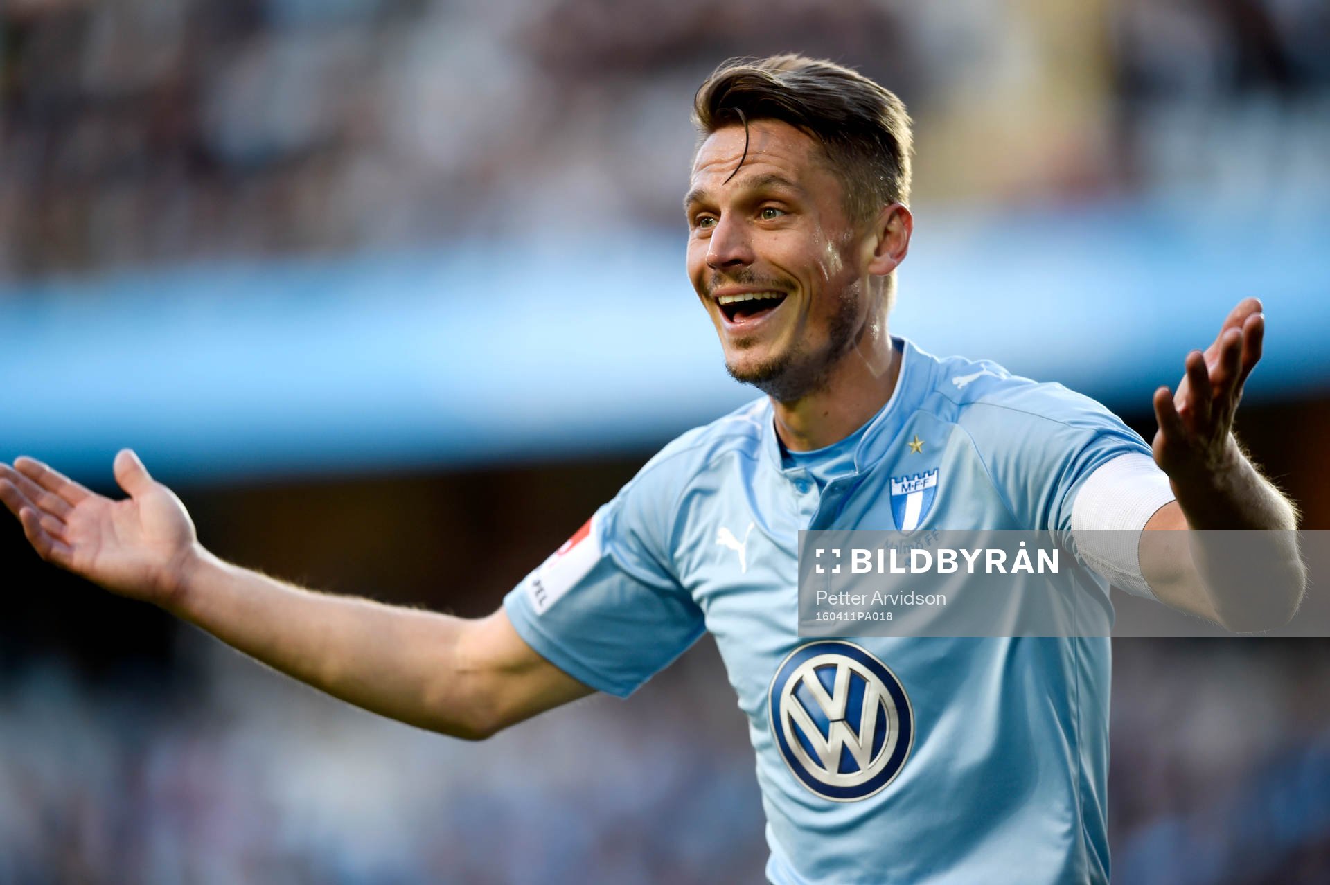 Malmö FFs Markus Rosenberg deppar