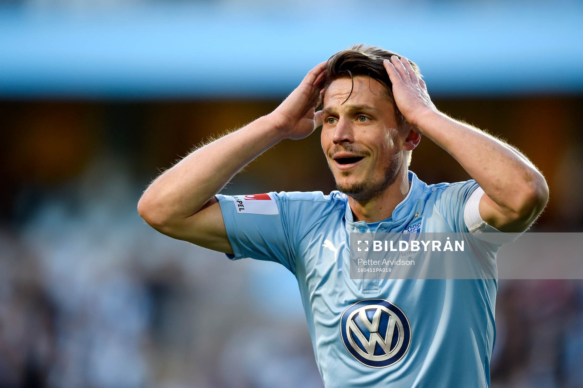 Malmö FFs Markus Rosenberg deppar