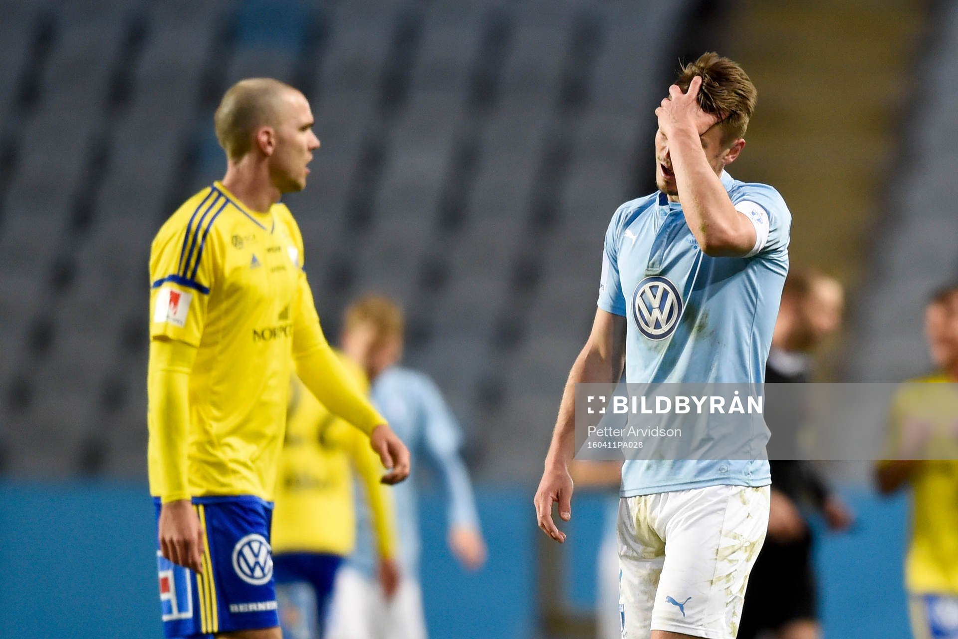 Malmö FFs Markus Rosenberg deppar