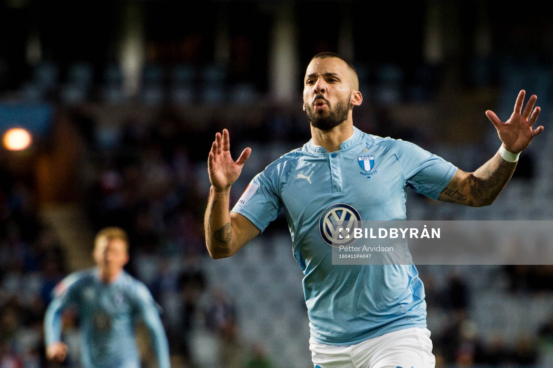 Malmö FFs Guillermo Molins deppar
