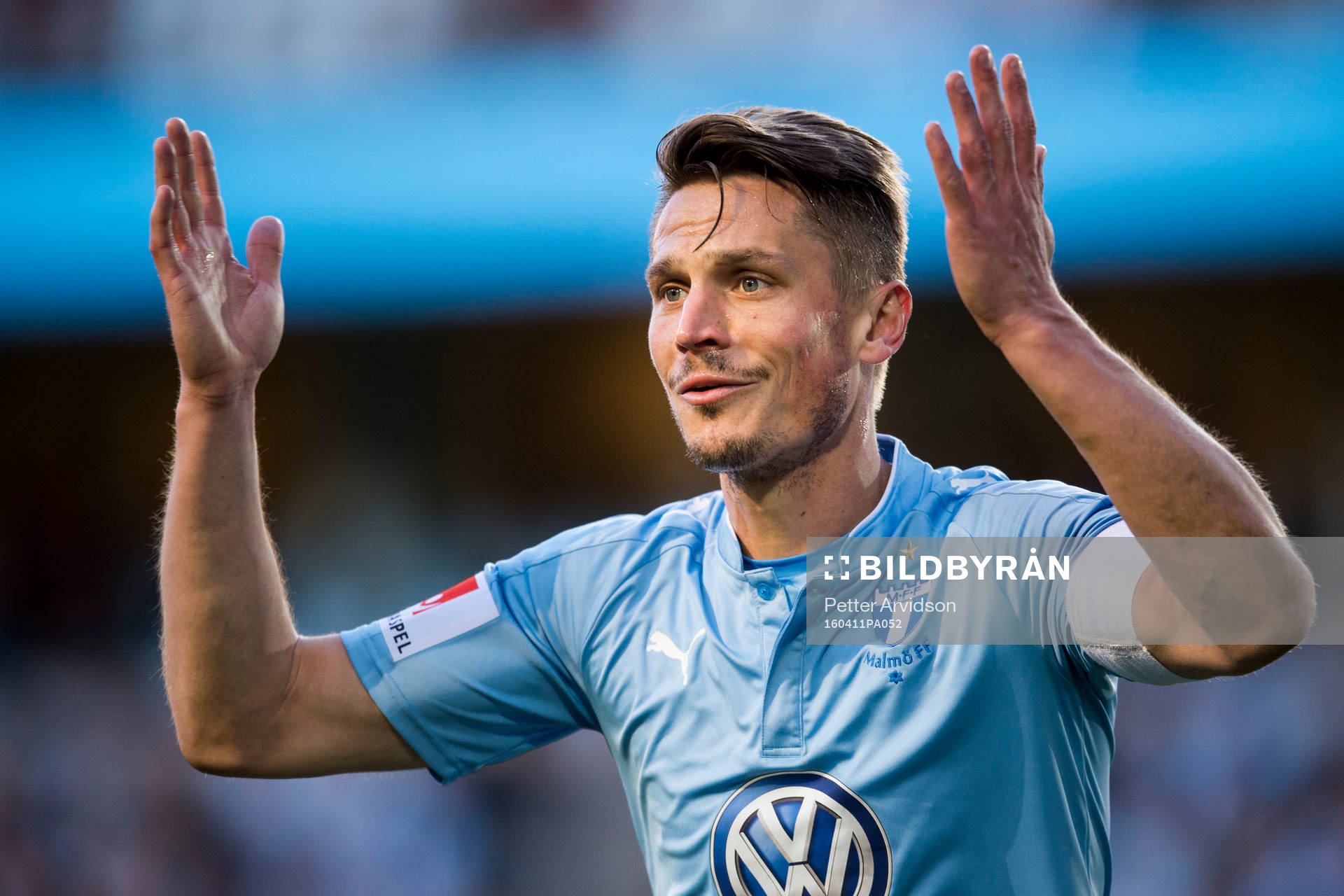 Malmö FFs Guillermo Molins deppar