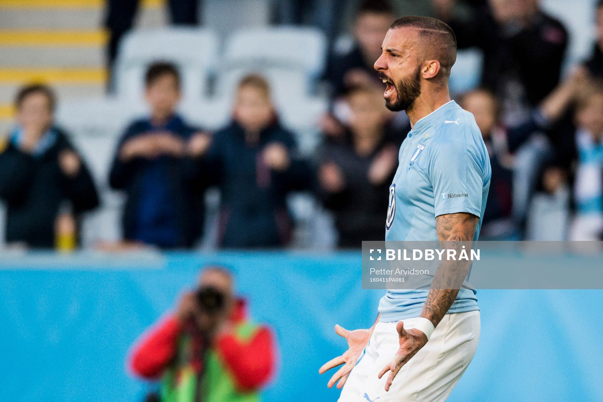 Malmö FFs Guillermo Molins jublar