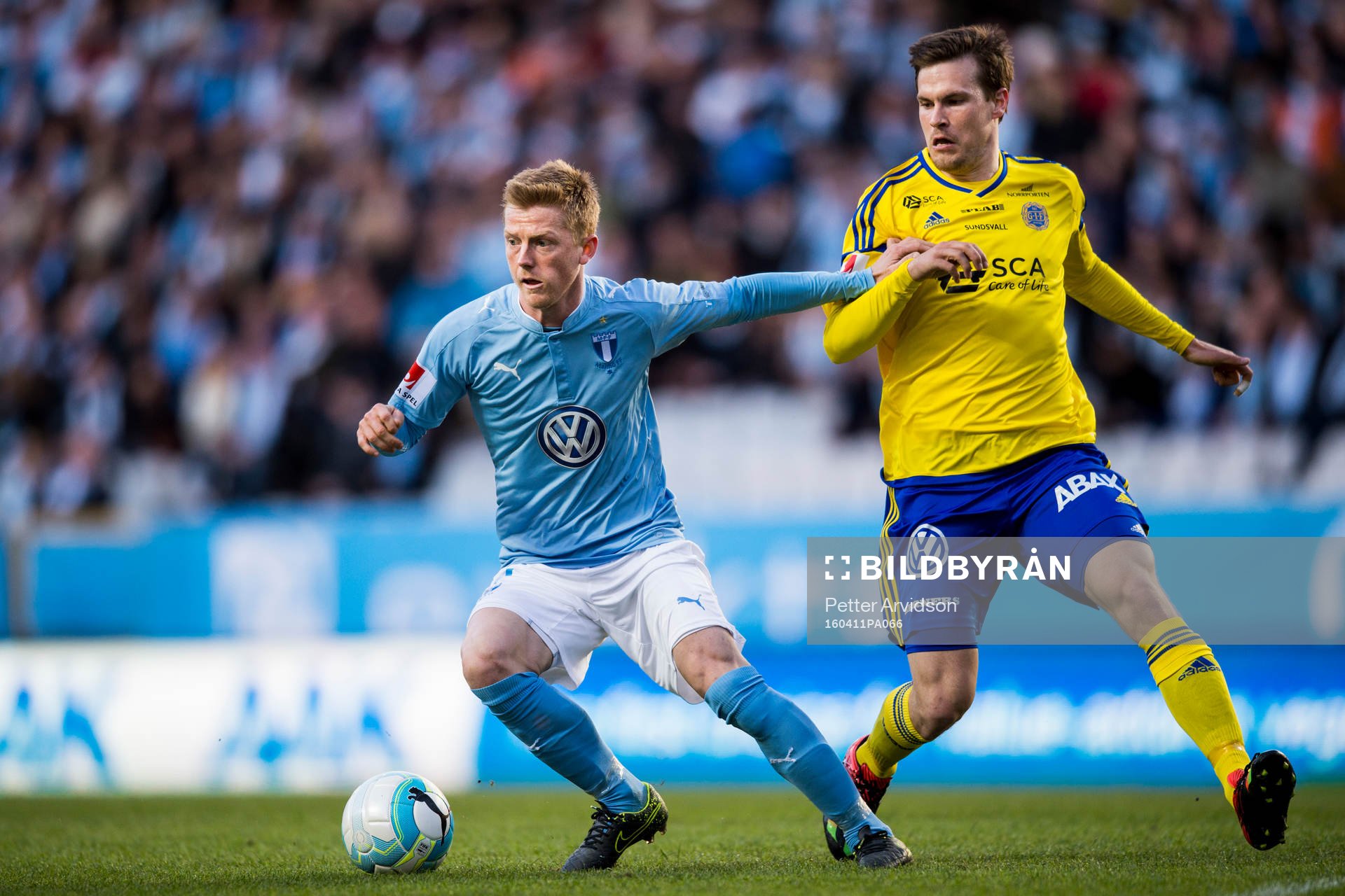 Malmö FFs Anders Christiansen Sundsvalls Sebastian