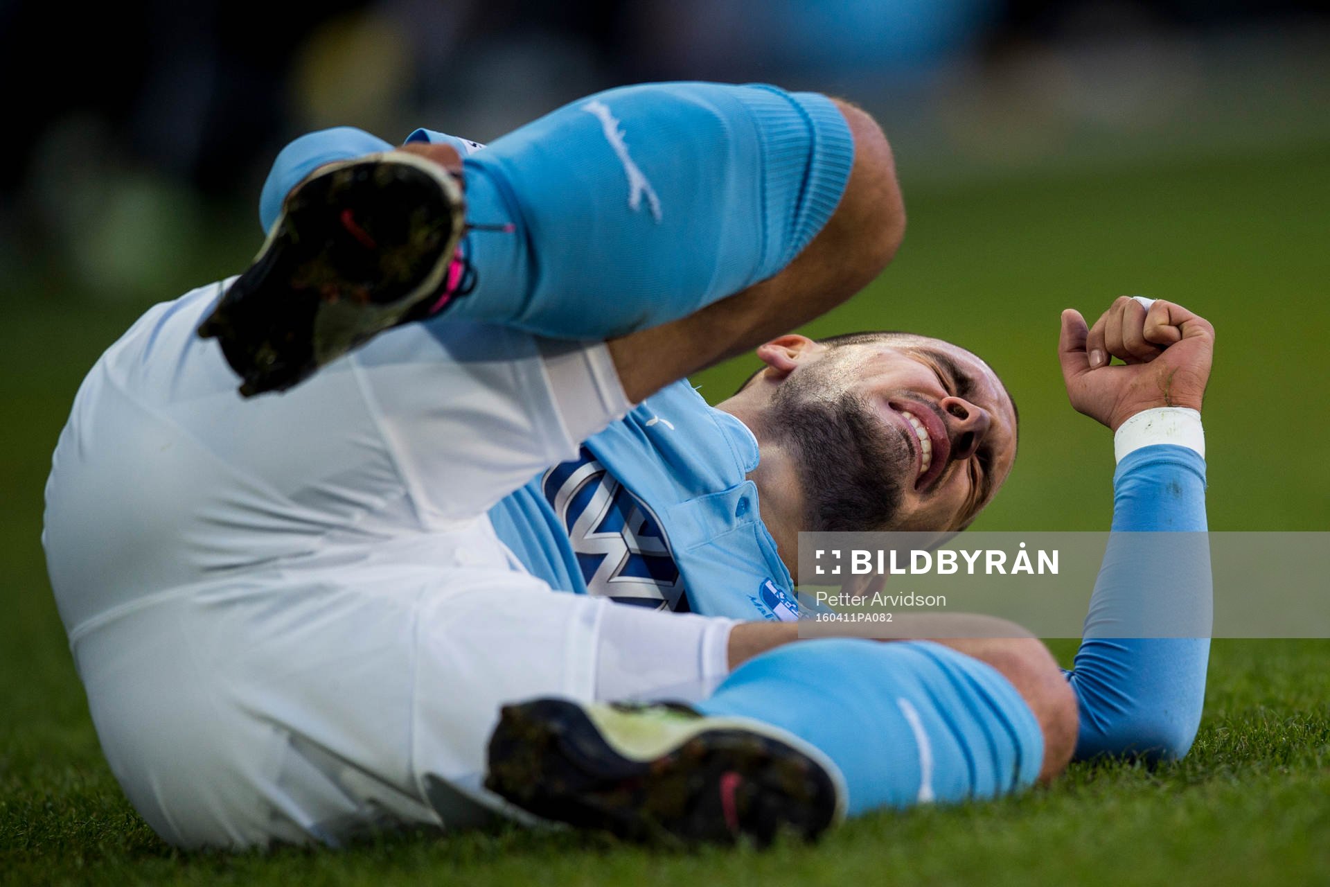 Malmö FFs Vladimir Rodic har ont