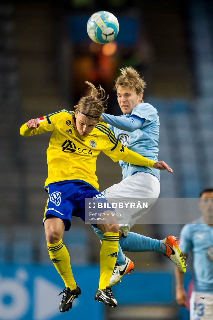 Sundsvalls Erik Granat och Malmö FFs Oscar Lewicki