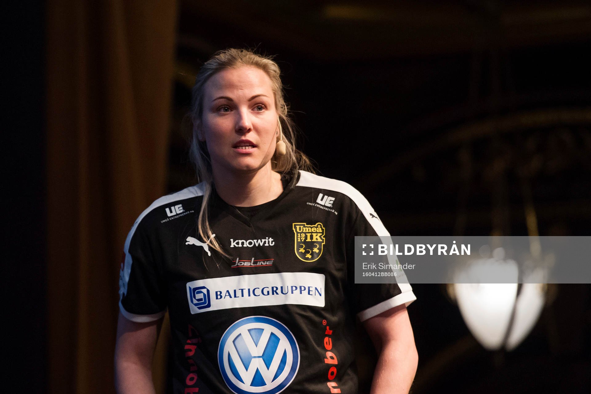 Umeås lagkapten Lisa Lantz