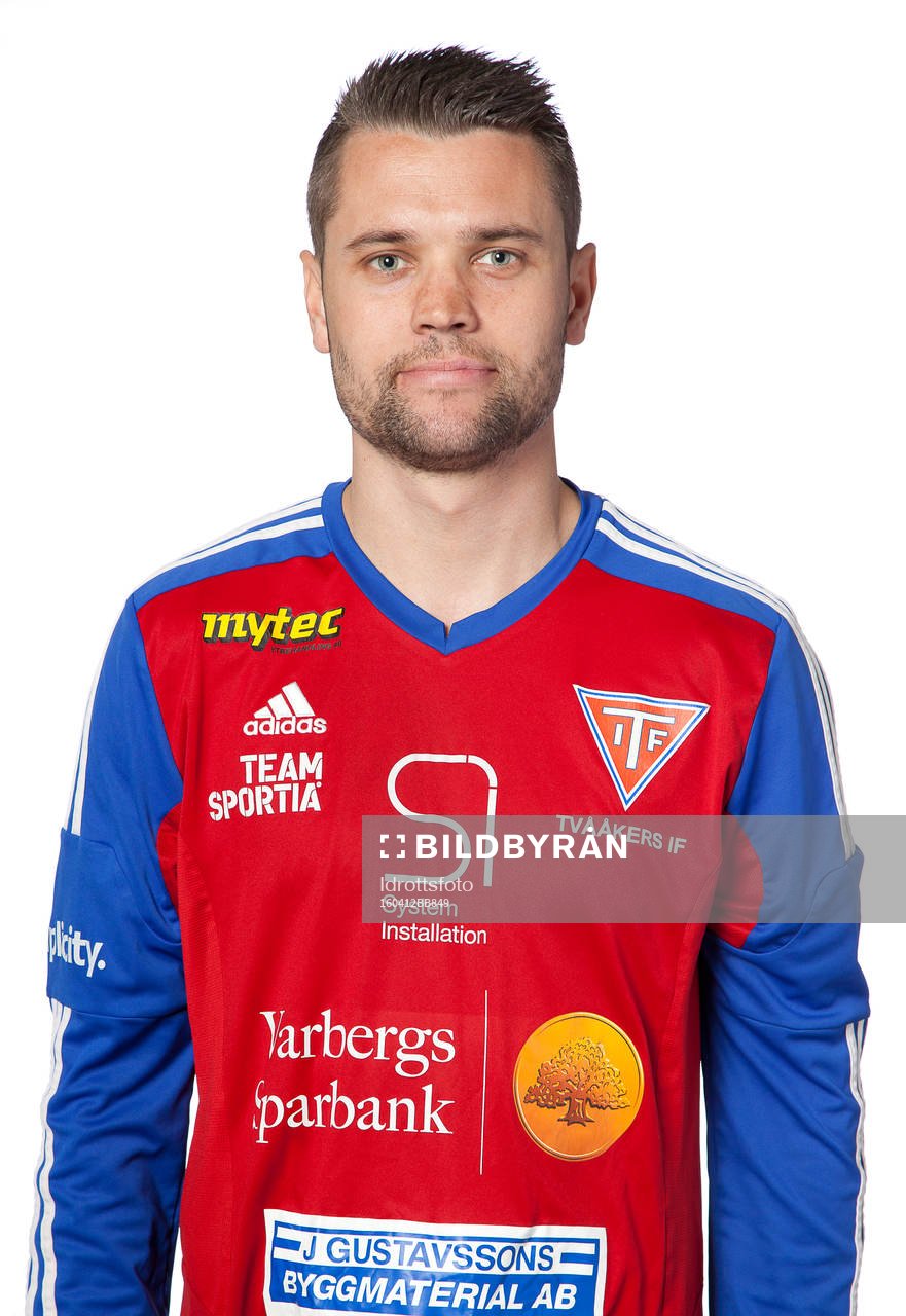 Joakim Sjöhage poserar för ett porträtt den 12 april 2016 i Tvååker.