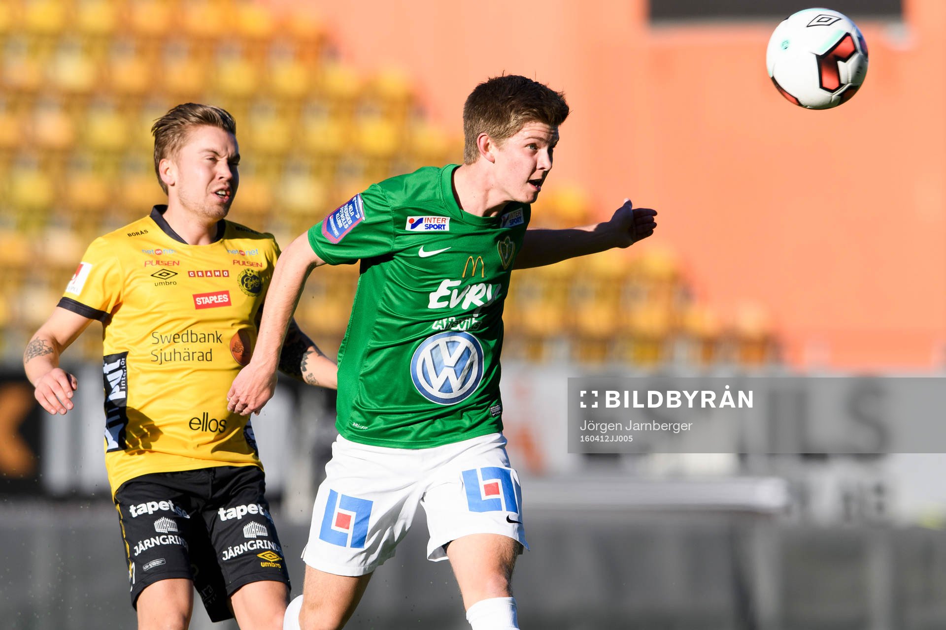 Jönköpings Adam Fägerhag och Elfsborgs Thomas Kind