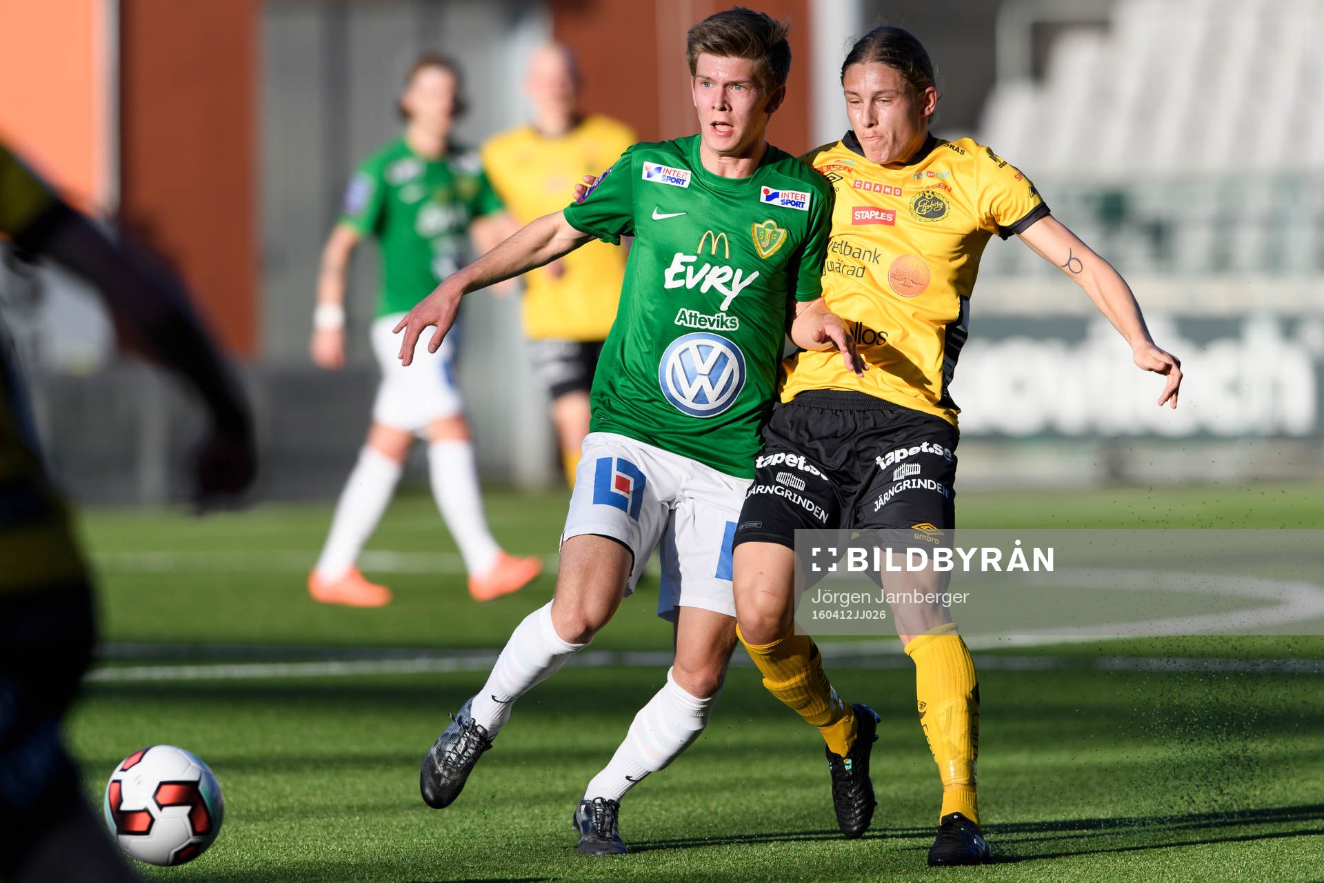 Jönköpings Adam Fägerhag och Elfsborgs Anton Andreasson
