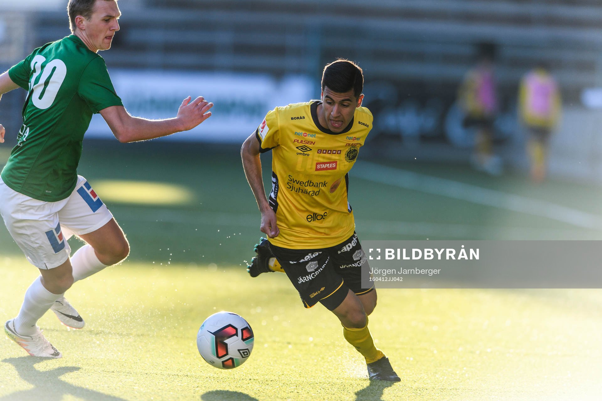 Elfsborgs Rami Kaib och Jönköpings Markus Tegebäck