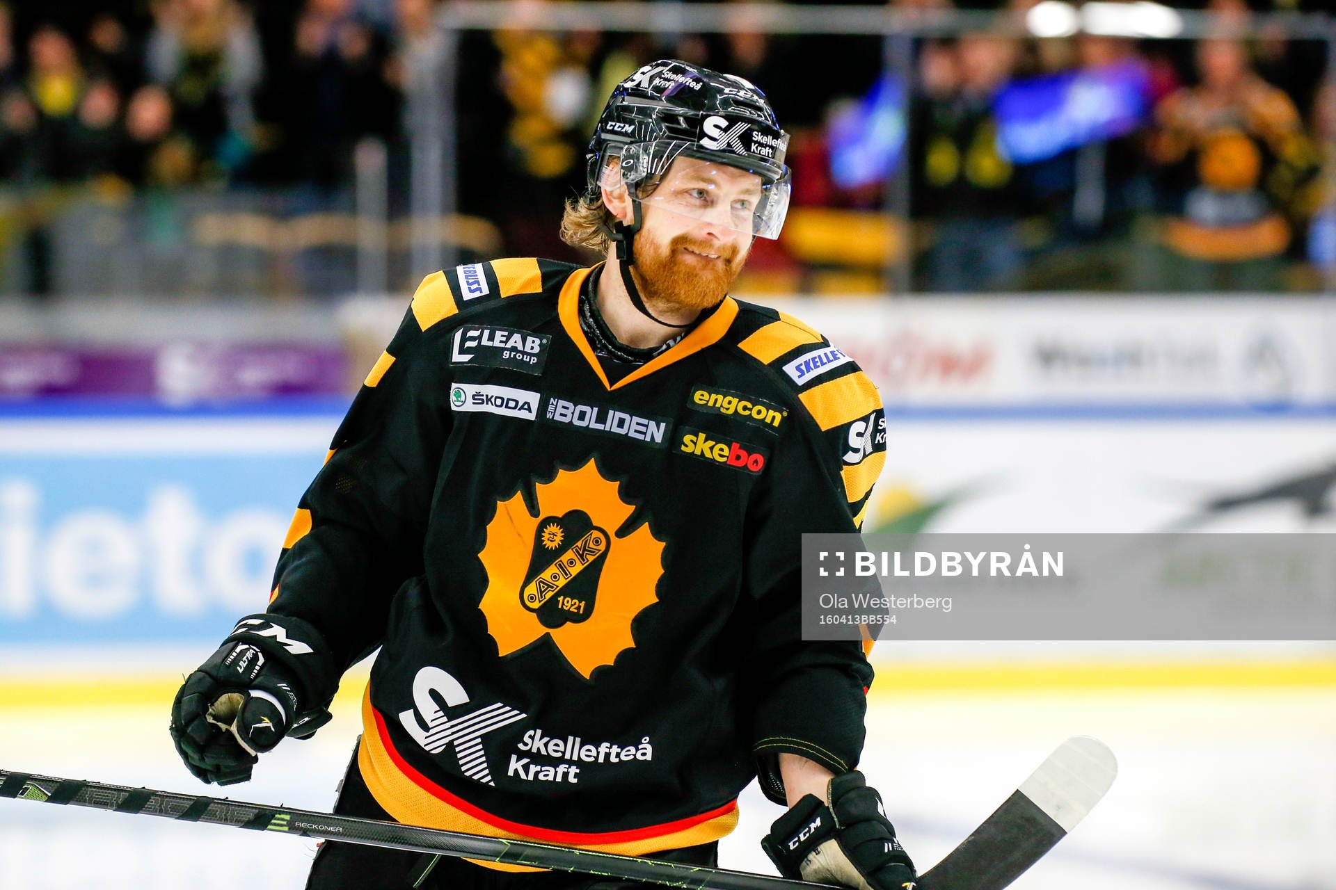 Skellefteås Mattias Ritola jublar