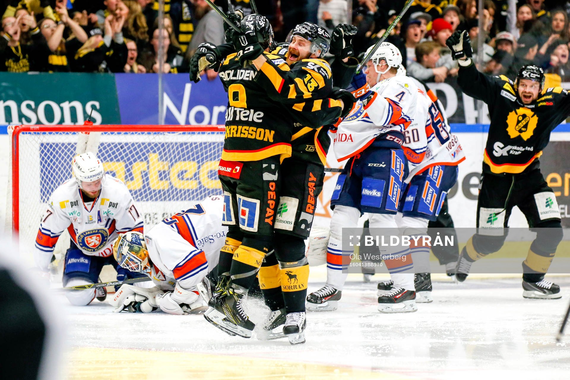 Skellefteås Mattias Ritola jublar