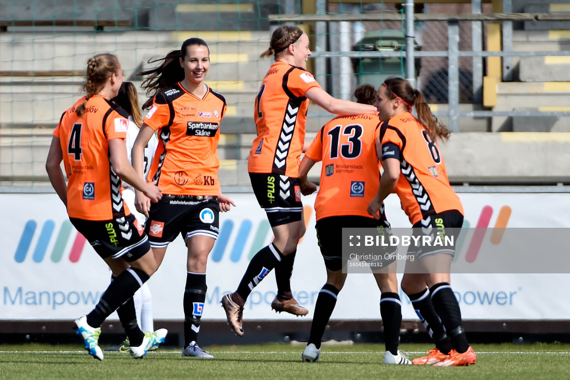 Kristianstads Johanna Rasmussen jublar