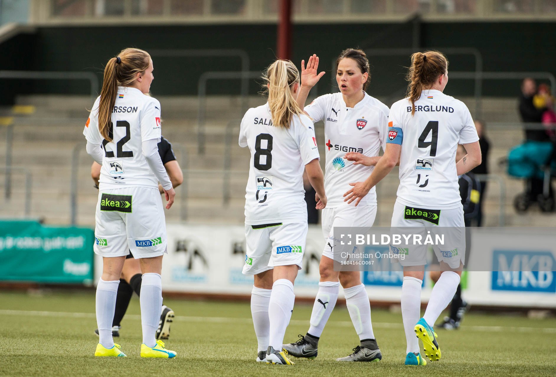 Rosengårds Hanna Persson, Iina Salmi, Sara Björk