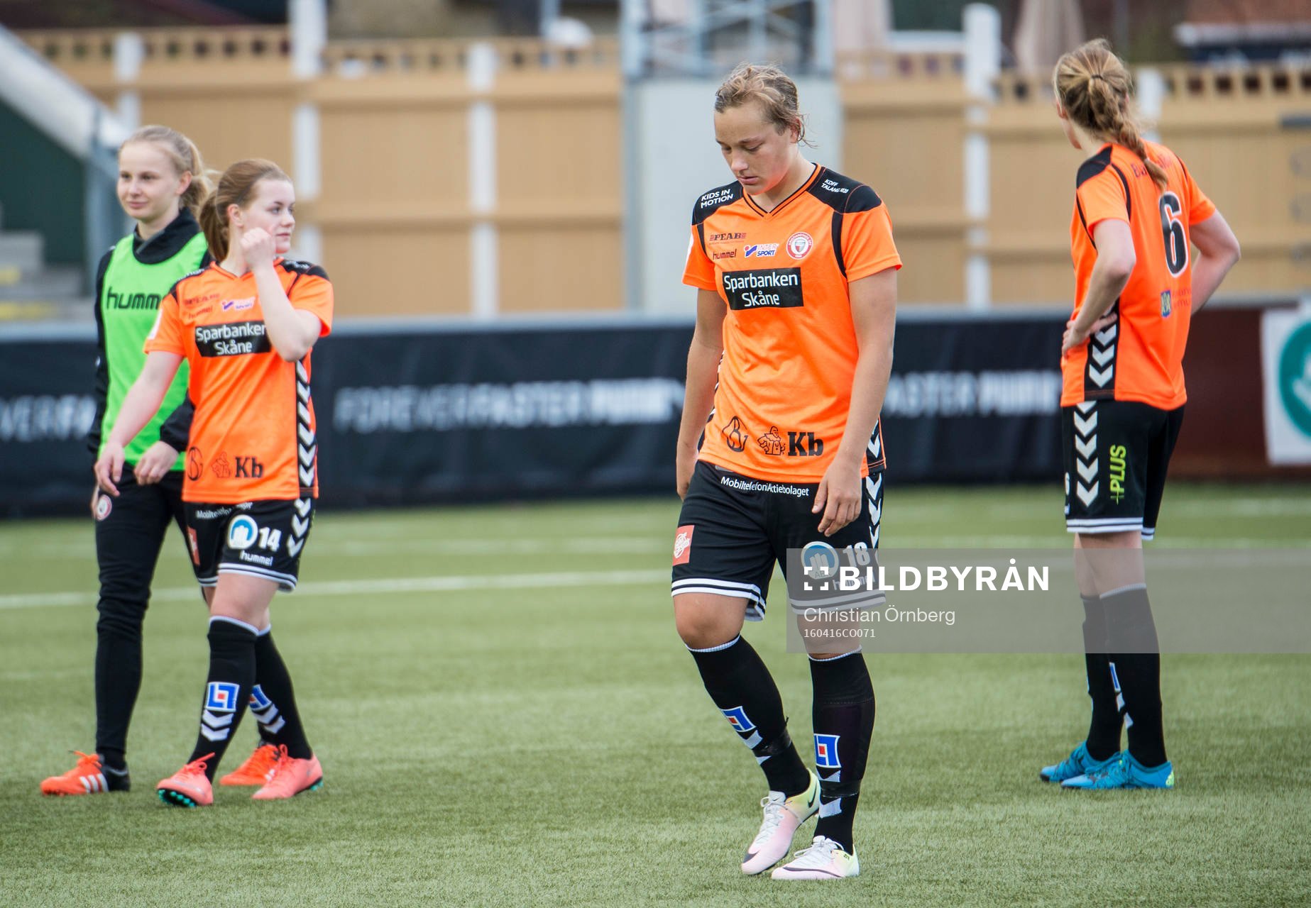 Kristianstads Tilda Persson, Jenny Danielsson och Amanda