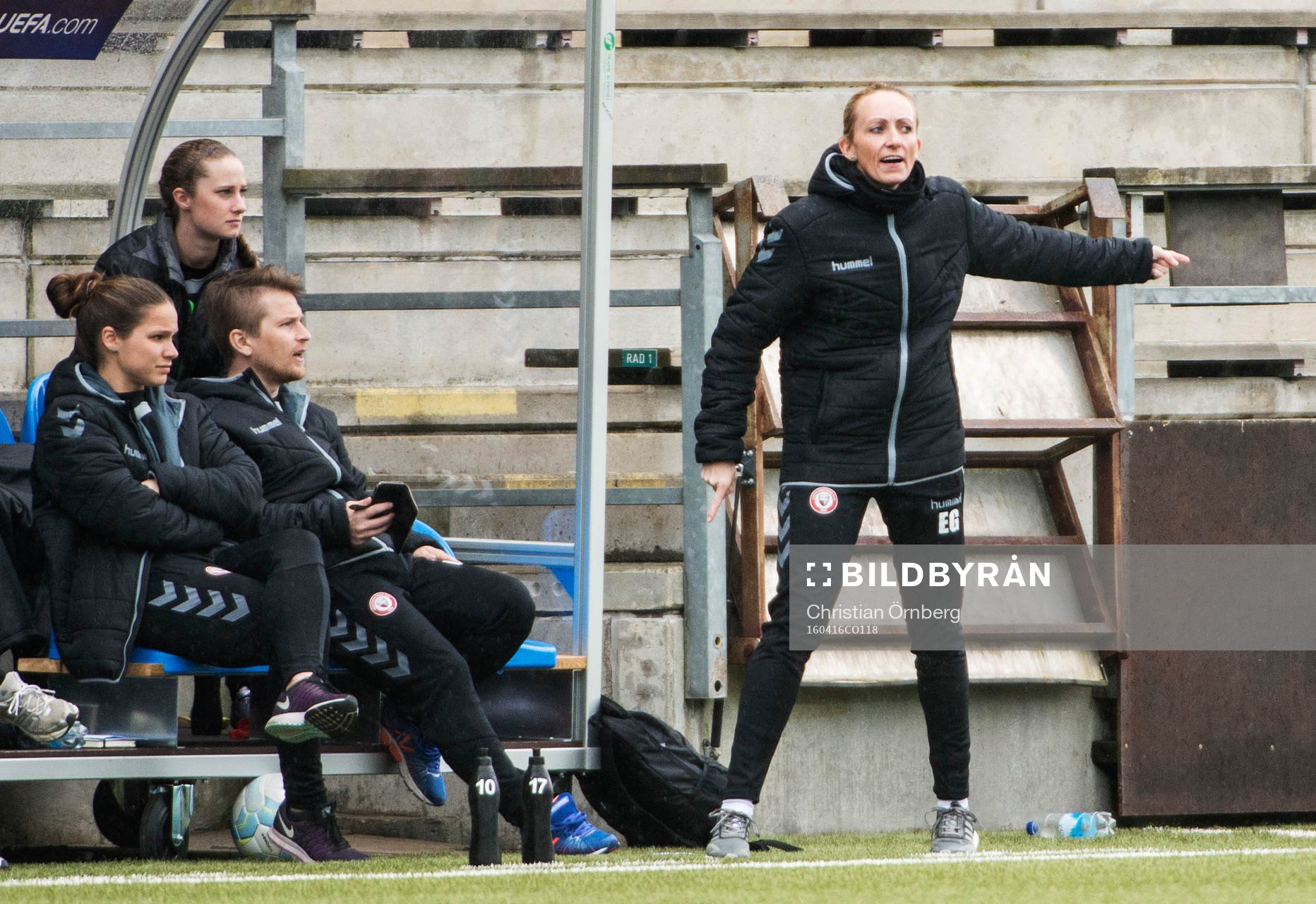 Kristianstads tränare Elisabet Gunnarsdottir