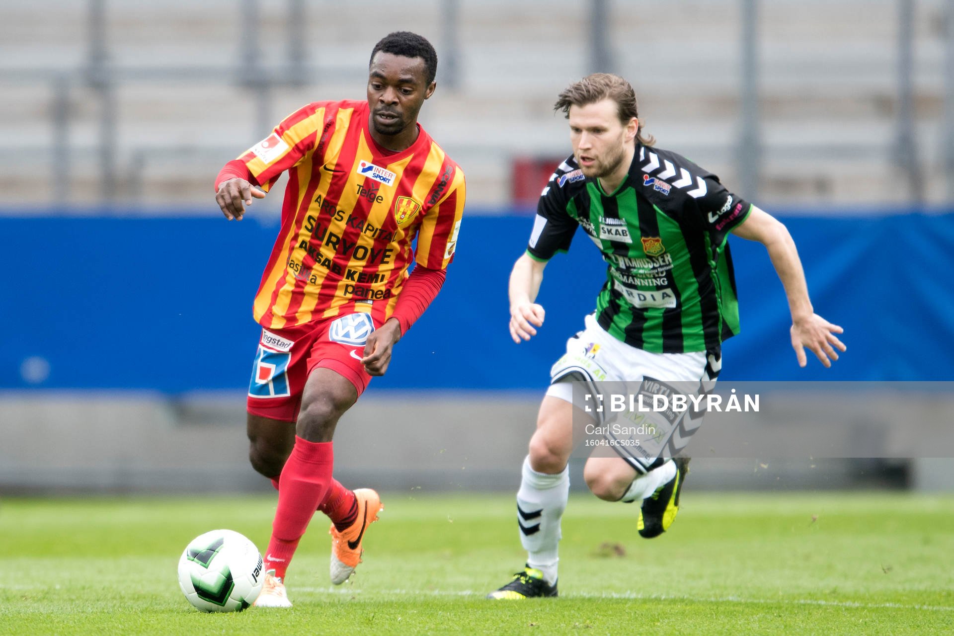 Syrianskas Success Nwousu jagas av GAIS Johan Lundgren
