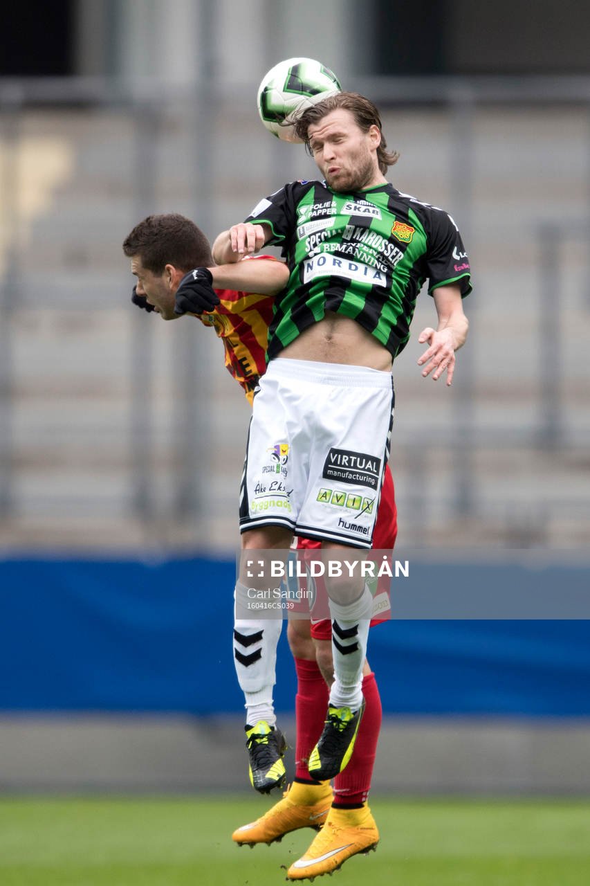 GAIS Johan Lundgren nickar bollen