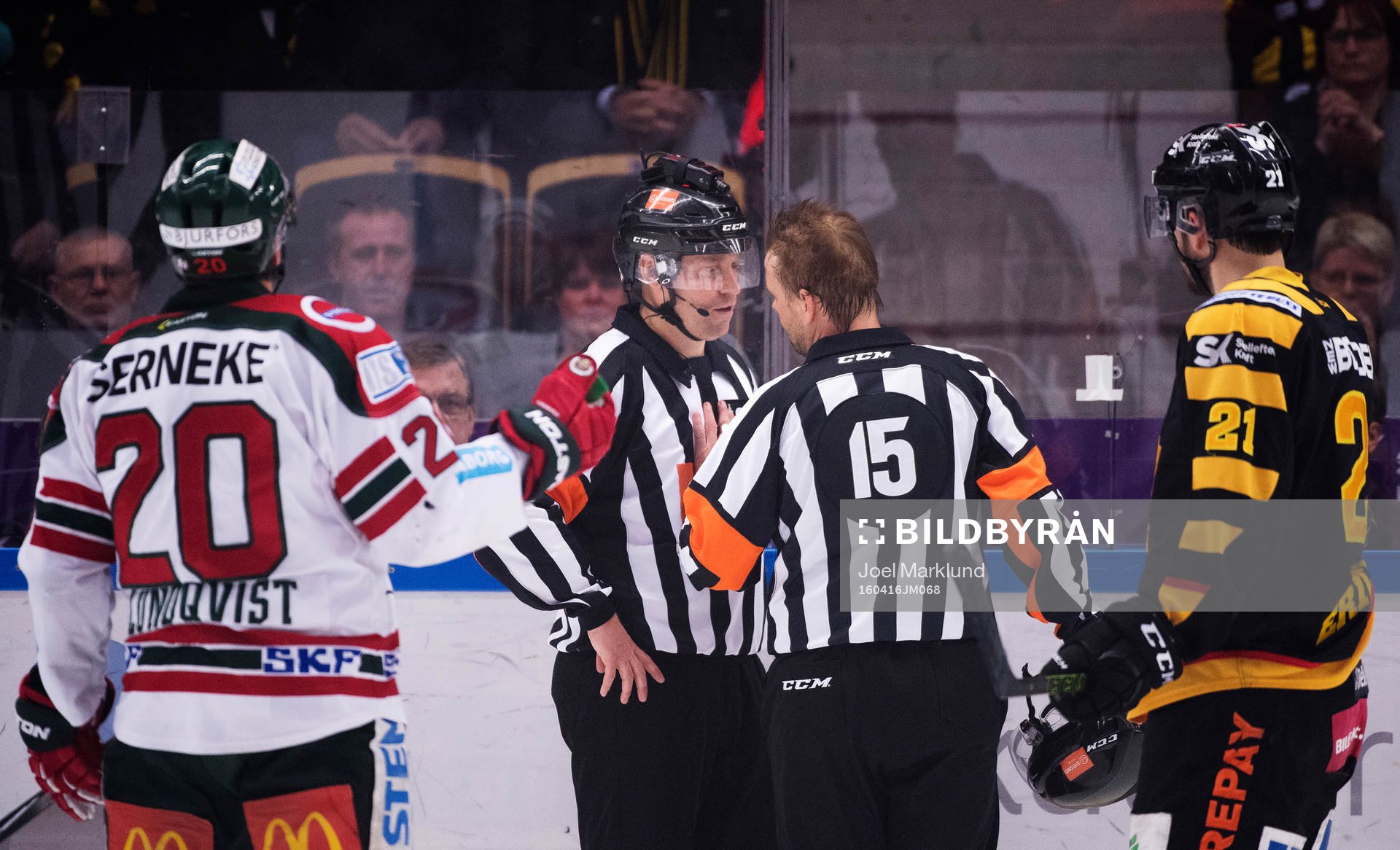 Frölundas Joel Lundqvist och Skellefteås Jimmie Ericsson