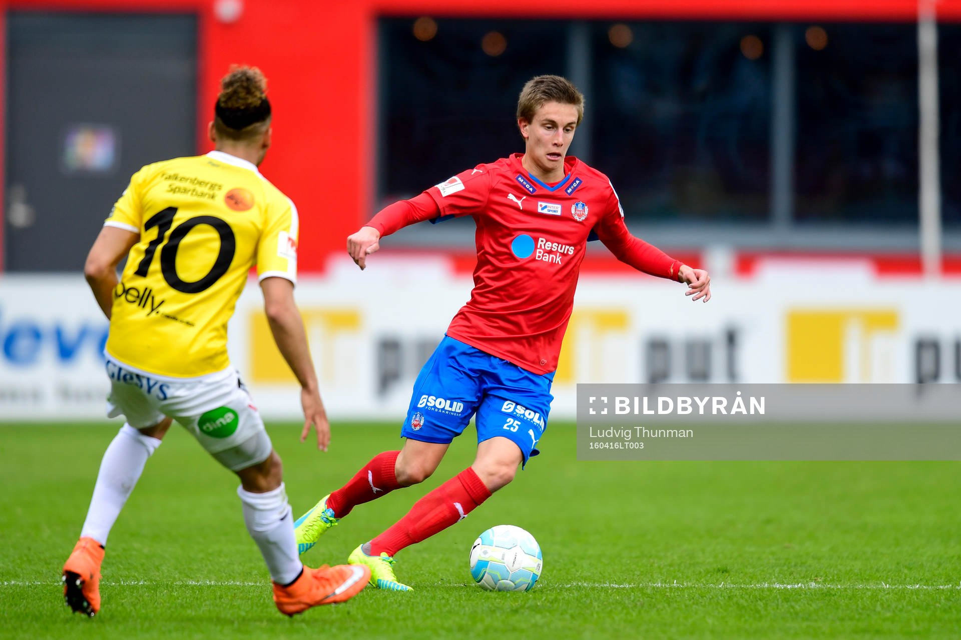 Helsingborgs Felix Bindelöv och Falkenbergs Alexander