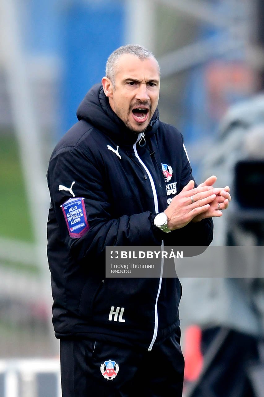 Helsingborgs manager Henrik Larsson
