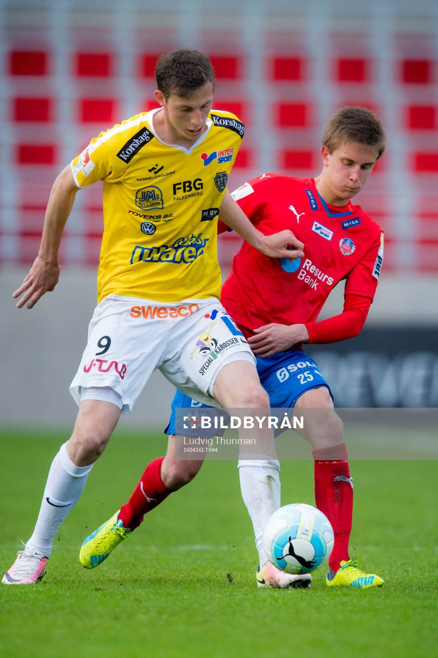 Falkenbergs Gustaf Nilsson och Helsingborgs Felix Bindelöv
