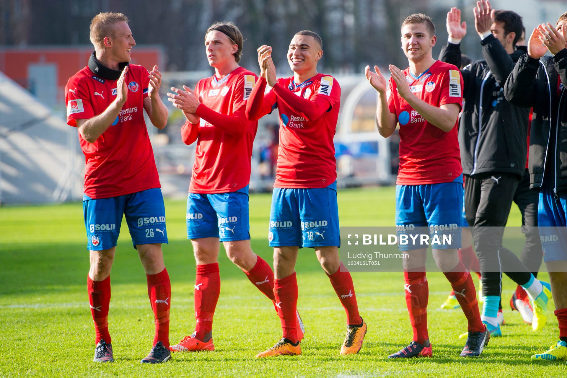 Helsingborgs Peter Larsson, Viktor Ljung, Jordan Larsson