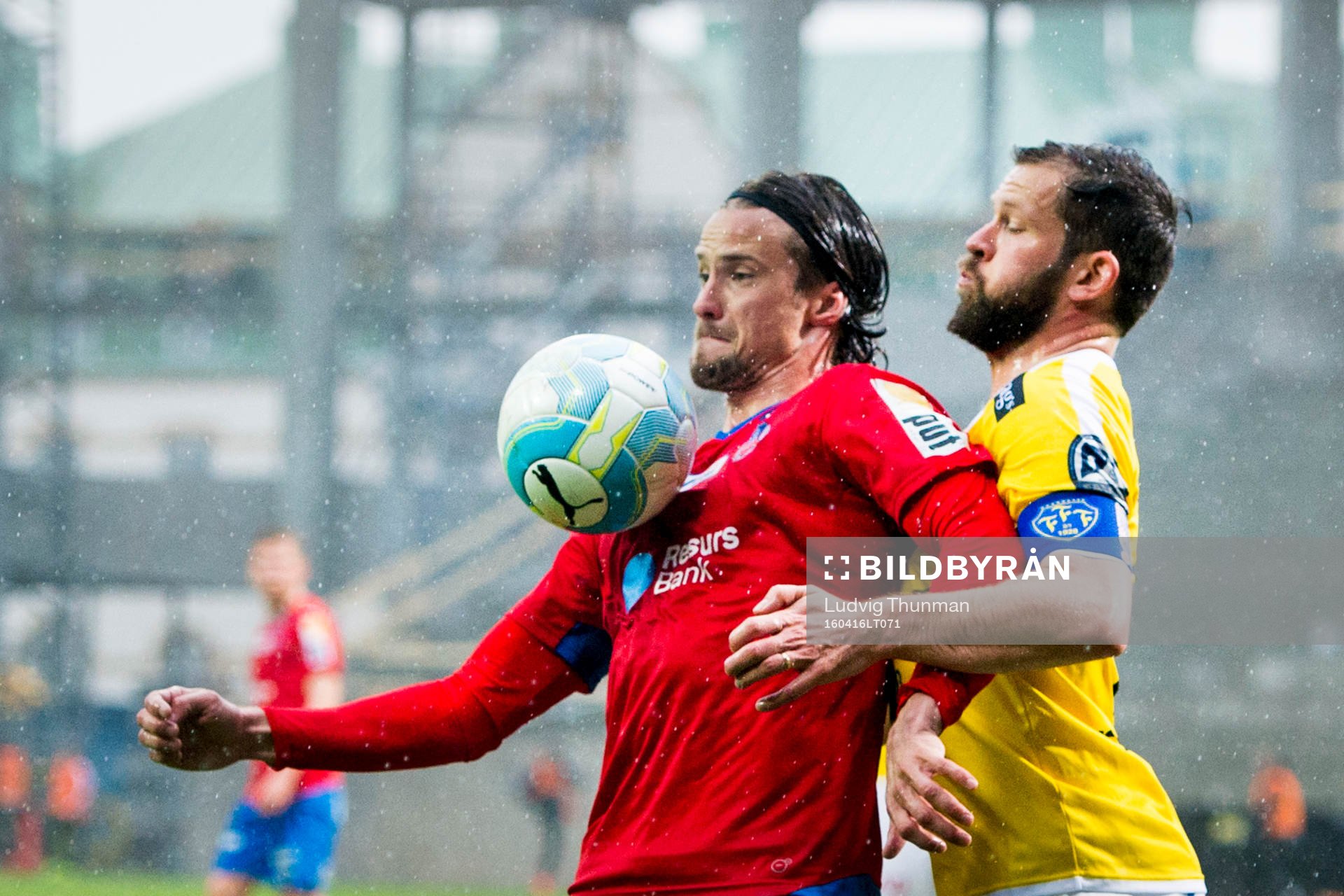 Helsingborgs Linus Hallenius och Falkenbergs Alexander