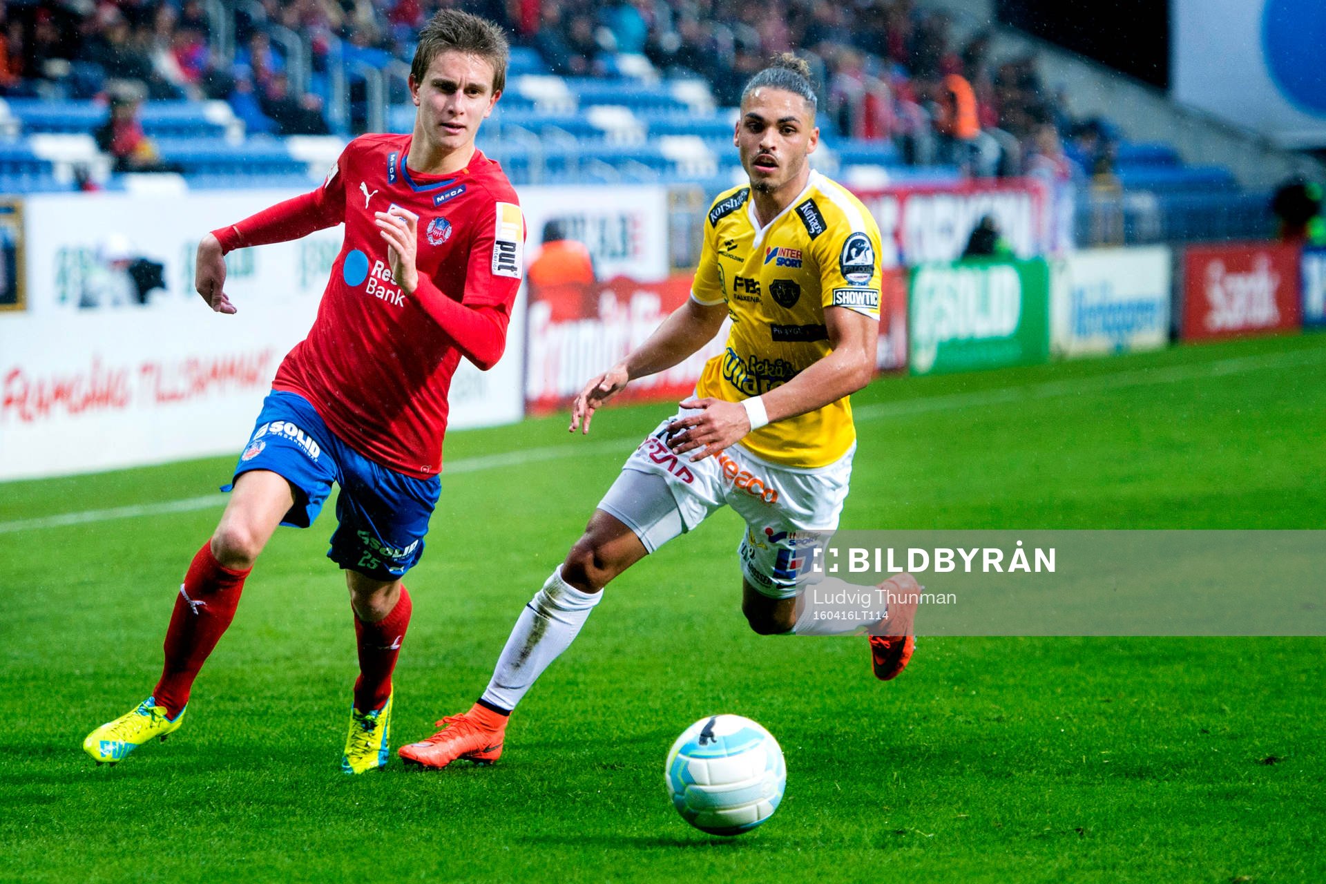 Helsingborgs Felix Bindelöv och Falkenbergs Alexander