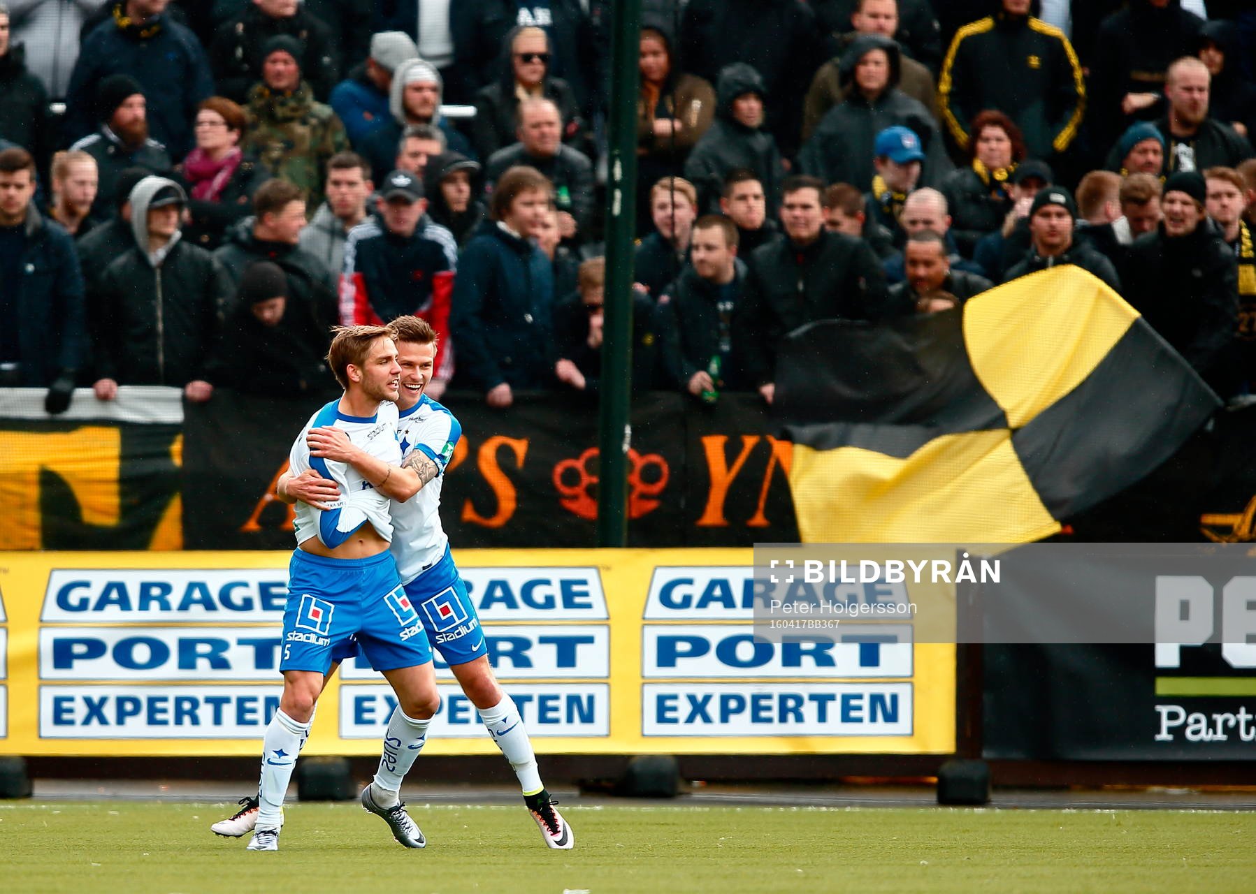 Norrköpings Christoffer Nyman och Arnor Ingvi Traustason