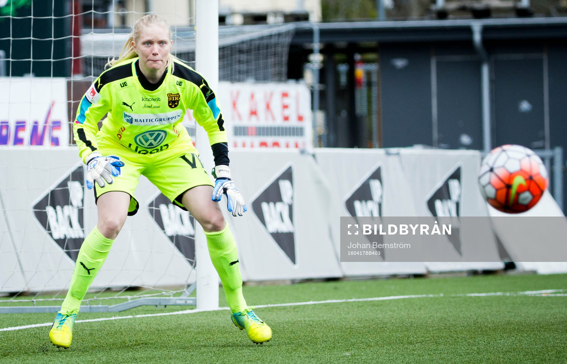 Umeås målvakt Malin Reuterwall