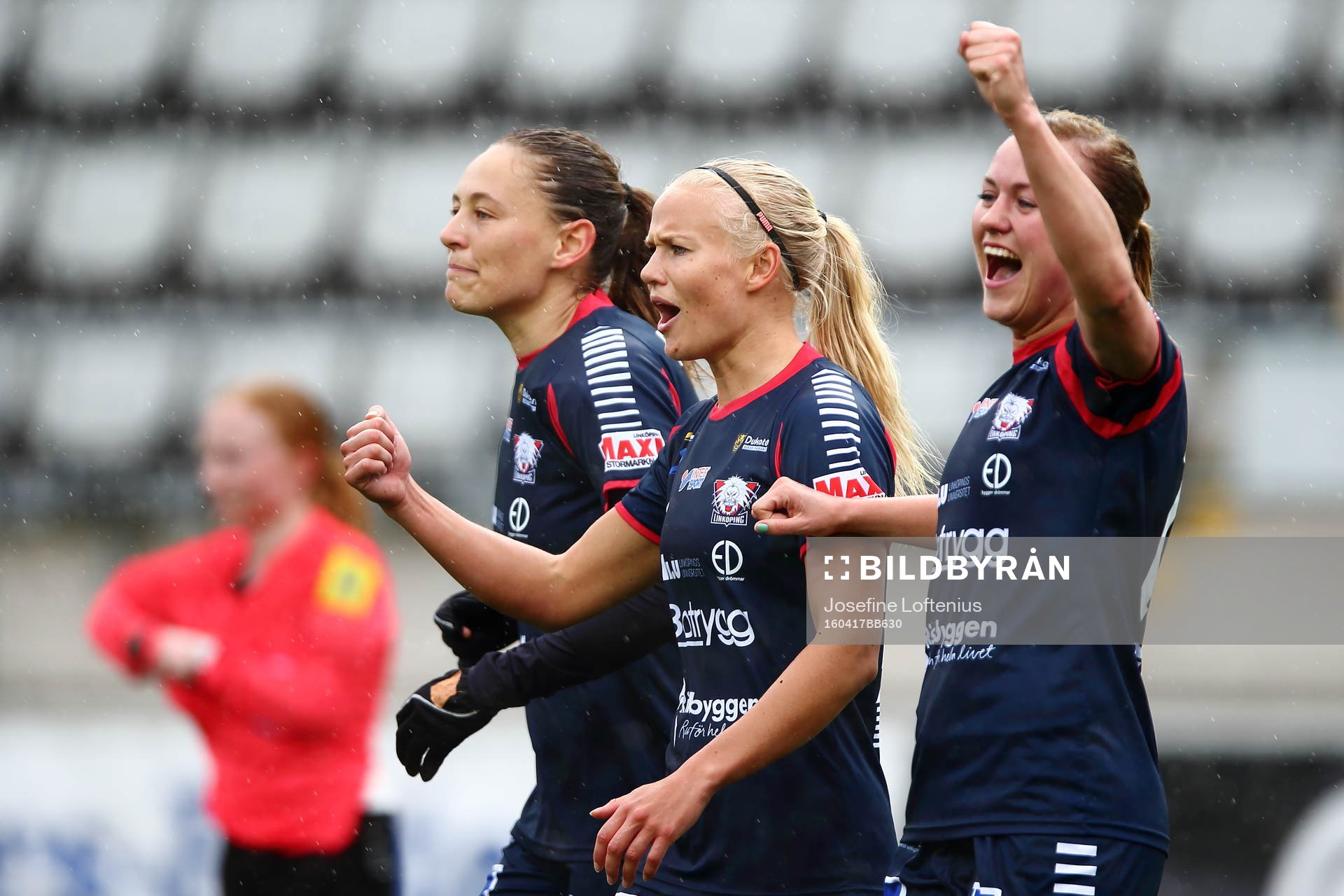 Linköpings Pernille Harder jublar