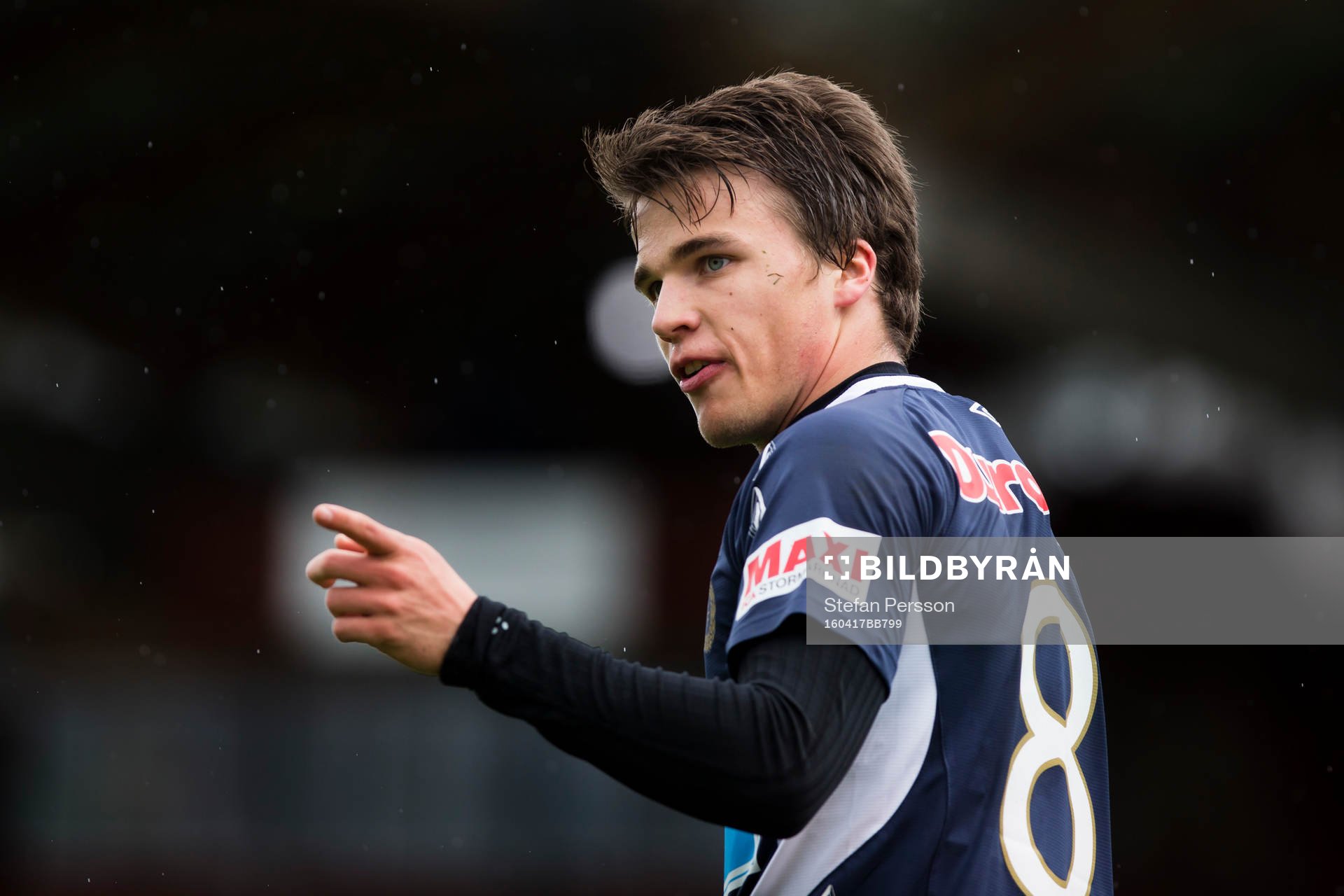Gefles Simon Skrabb under fotbollsmatchen i Allsvenskan mellan Jönköping och Gefle den 17 april 2016 i Jönköping. 