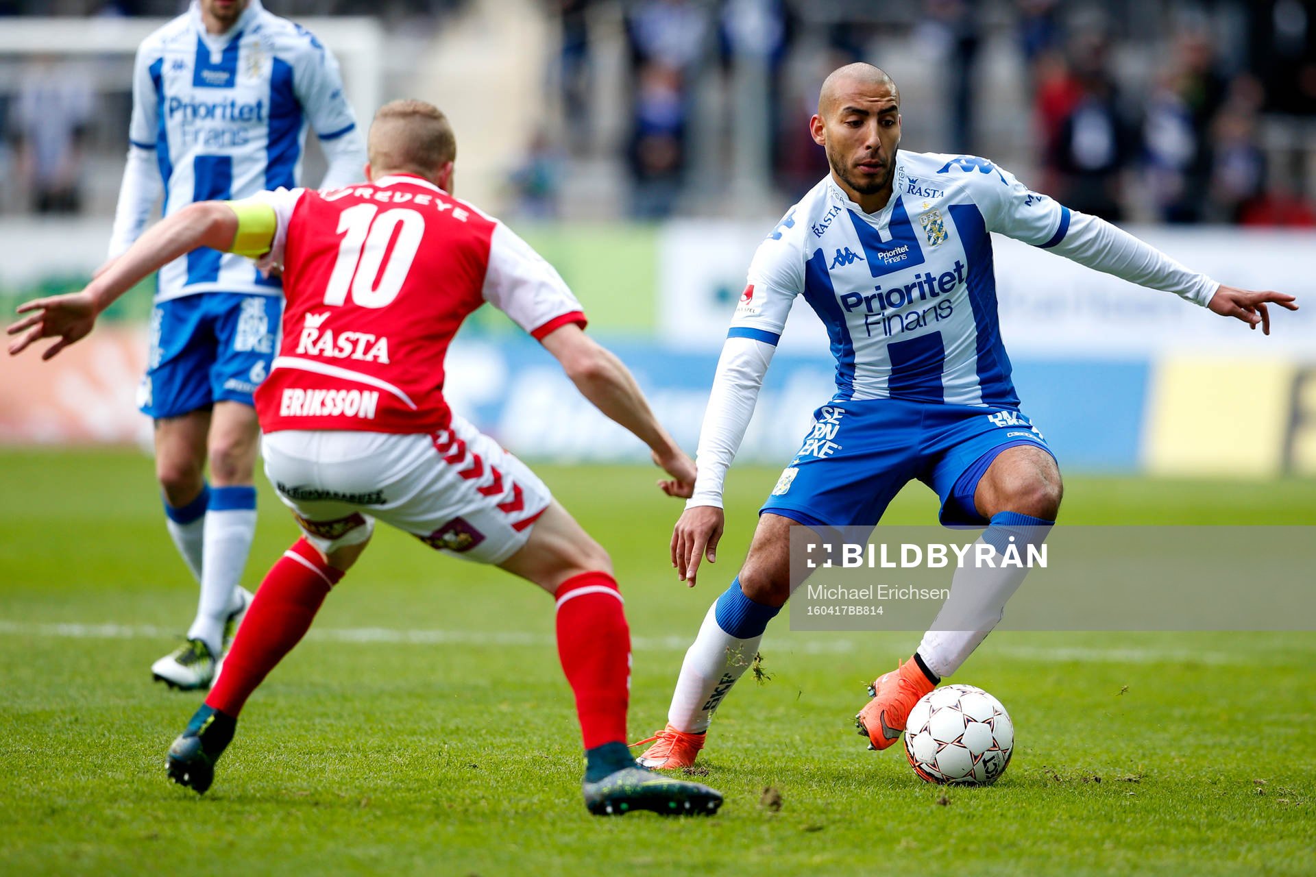 Kalmars Tobias Eriksson och IFK Göteborgs Haitam Aleesami