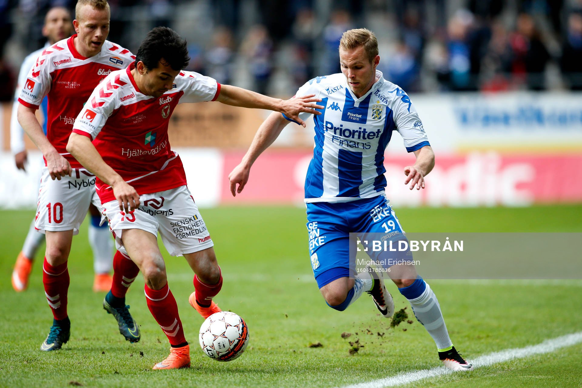 Kalmars Emin Nouri och IFK Göteborgs Gustav Engvall