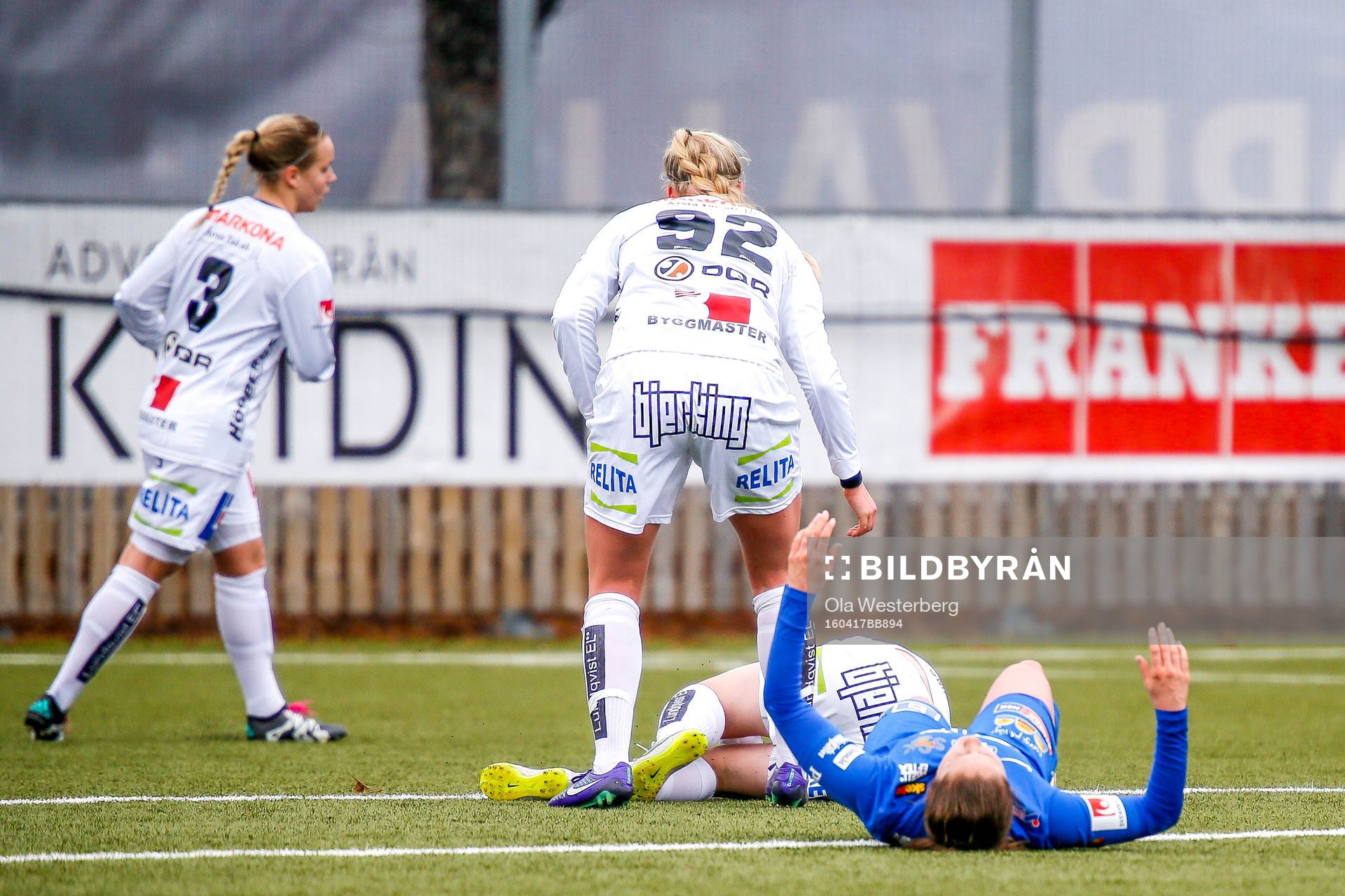 Sunnanås Michelle Wörner   i premiären av elitettan i