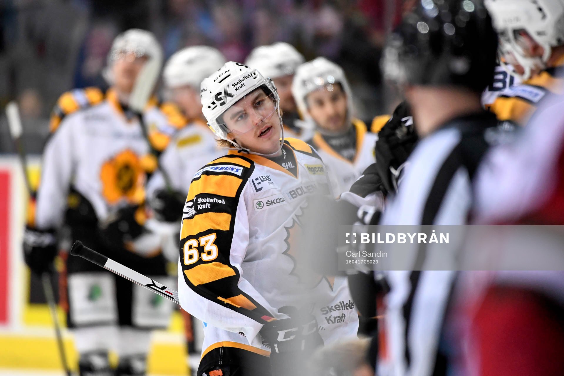 Skellefteås Sebastian Aho jublar