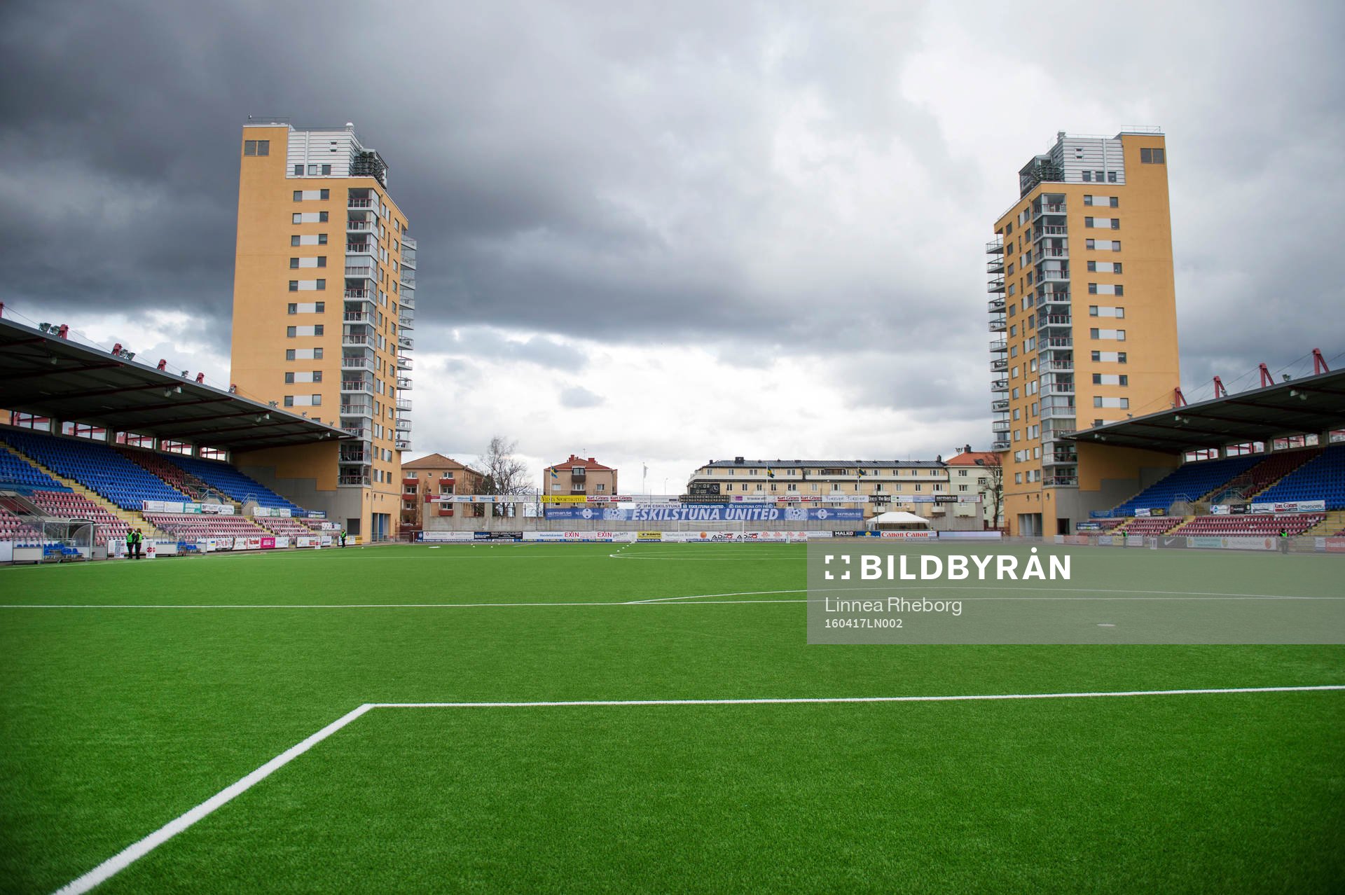 Interiör av Tunavallen som har bostadsrätter i samma