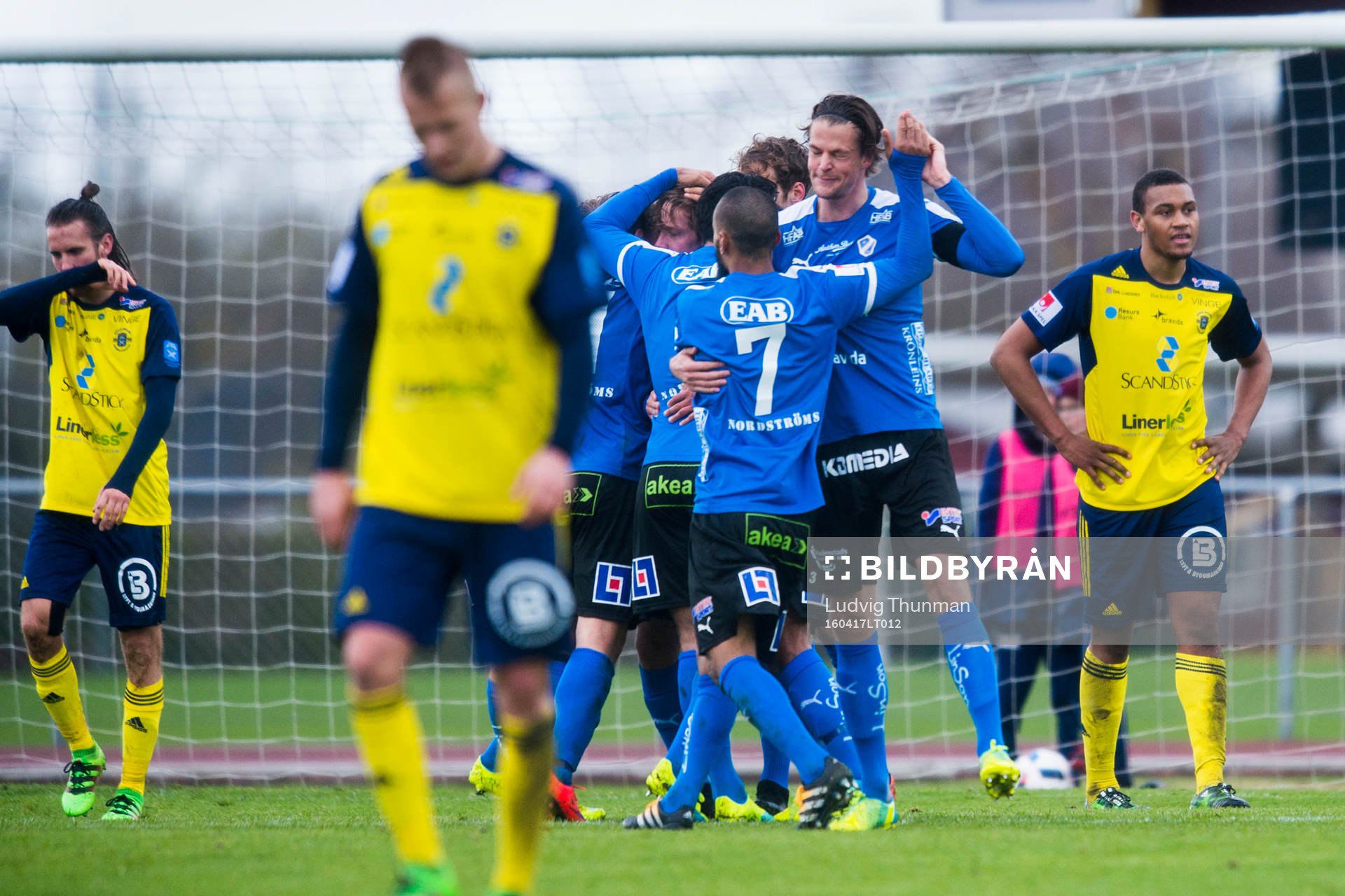 Ängelholms Christian Ljungberg (förgrunden) och Patrick
