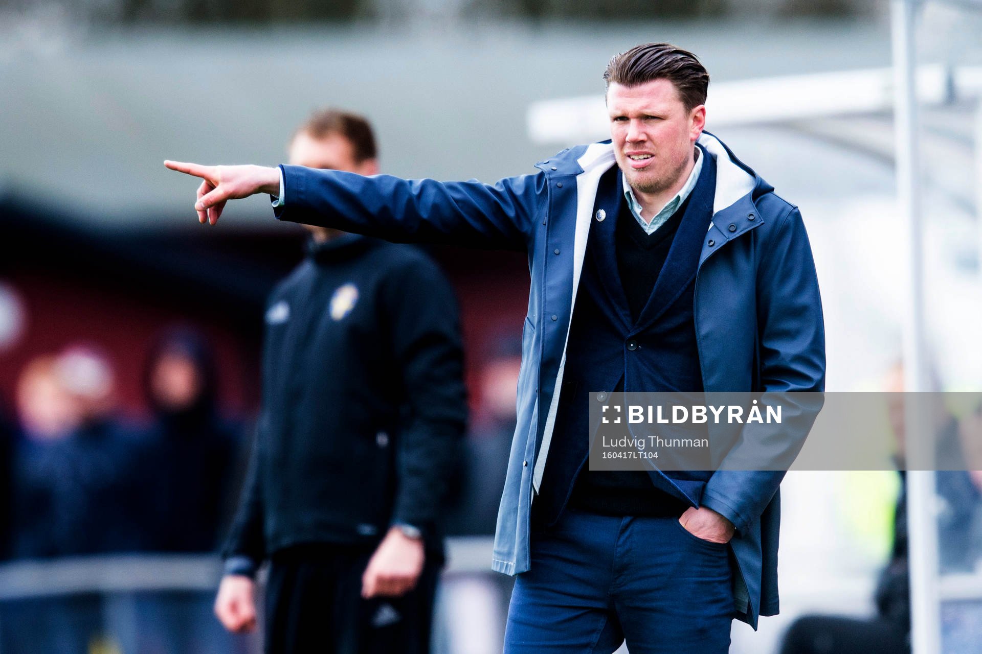 Ängelholms tränare Christian Järdler